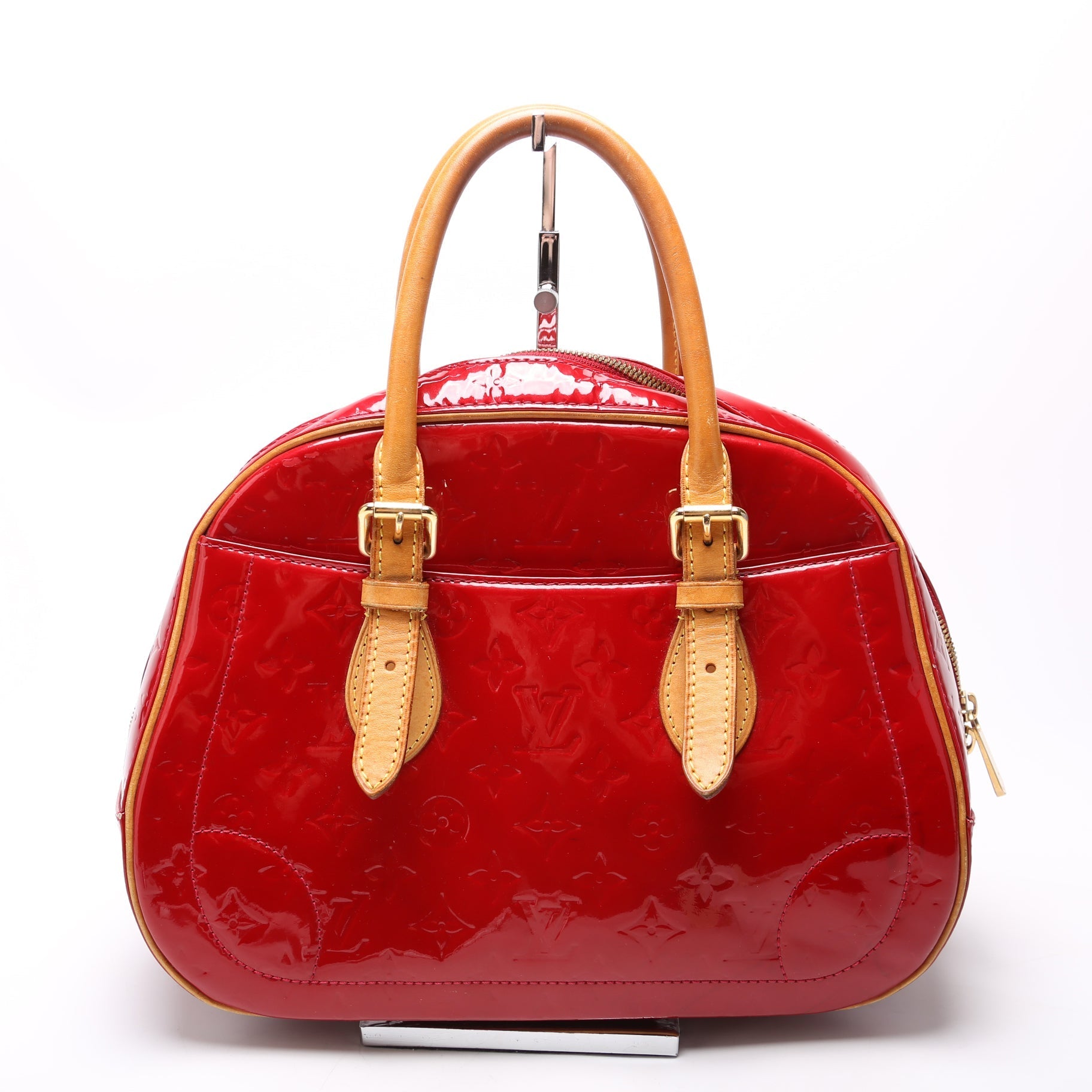 Louis Vuitton Summit Drive Red Vernis Handbag