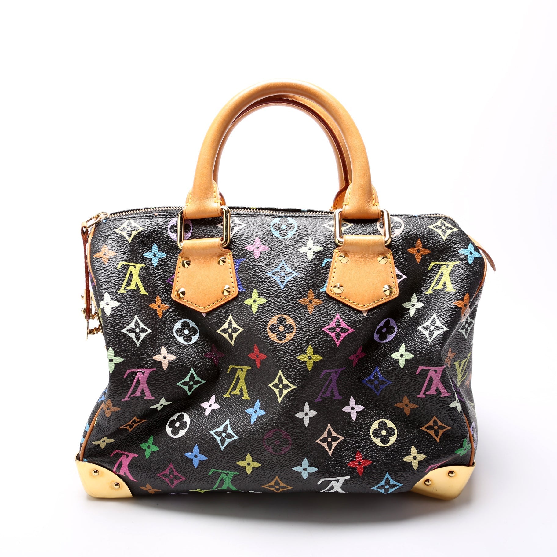 Louis Vuitton Speedy 30 Monogram Multicolor Handbag Monogram 11
