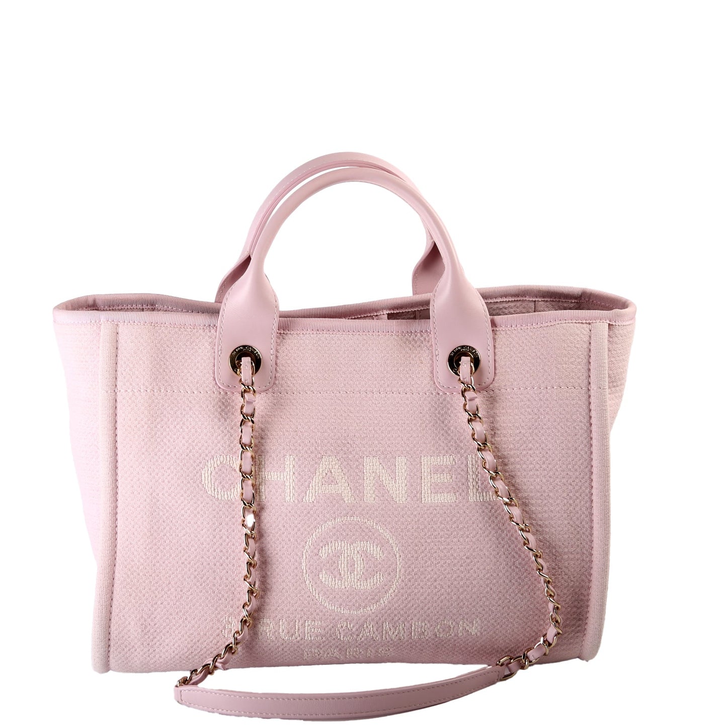 Chanel Deauville W Mixed Fibers Small Handbag