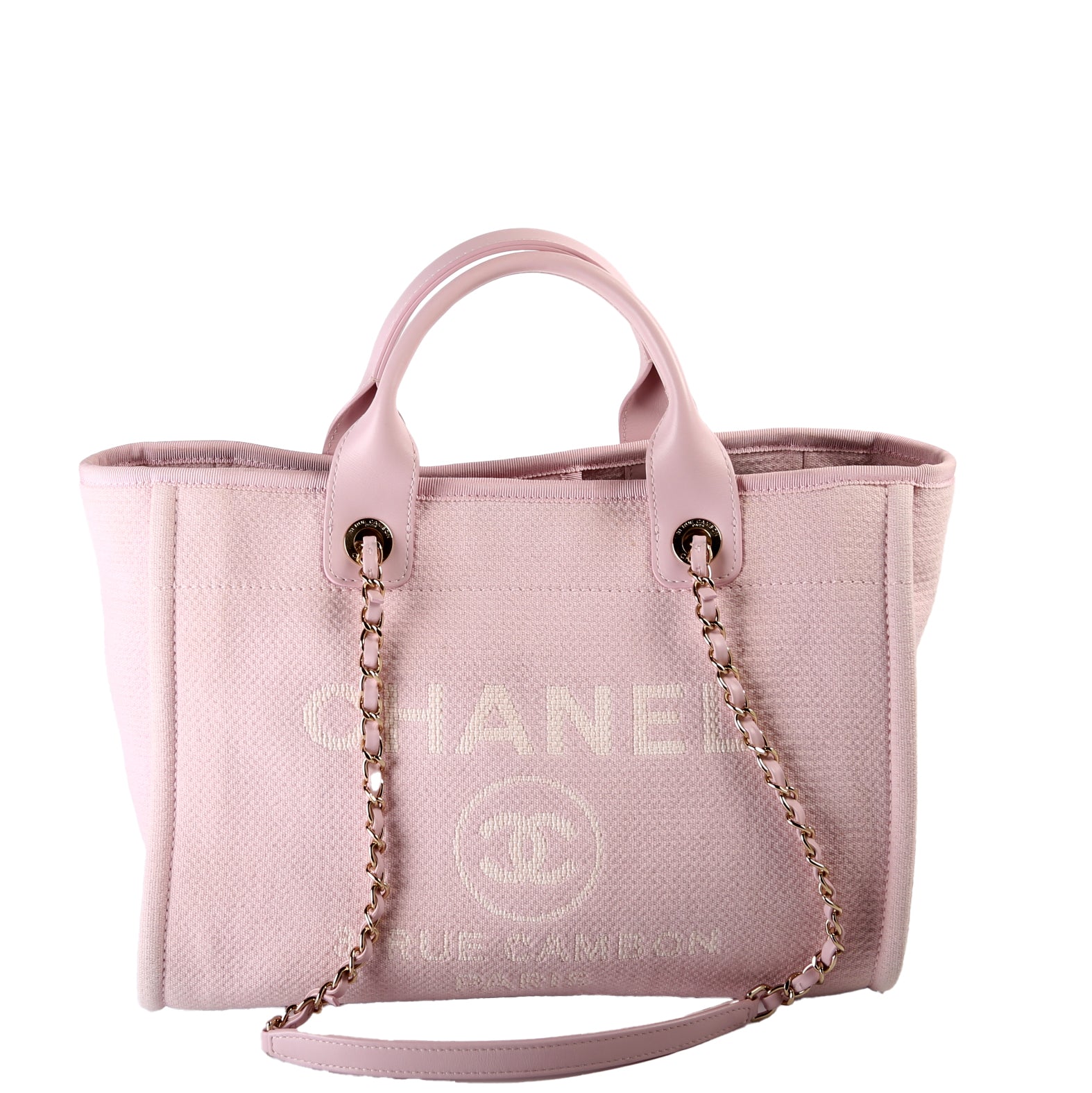 Chanel Deauville W Mixed Fibers Small Handbag
