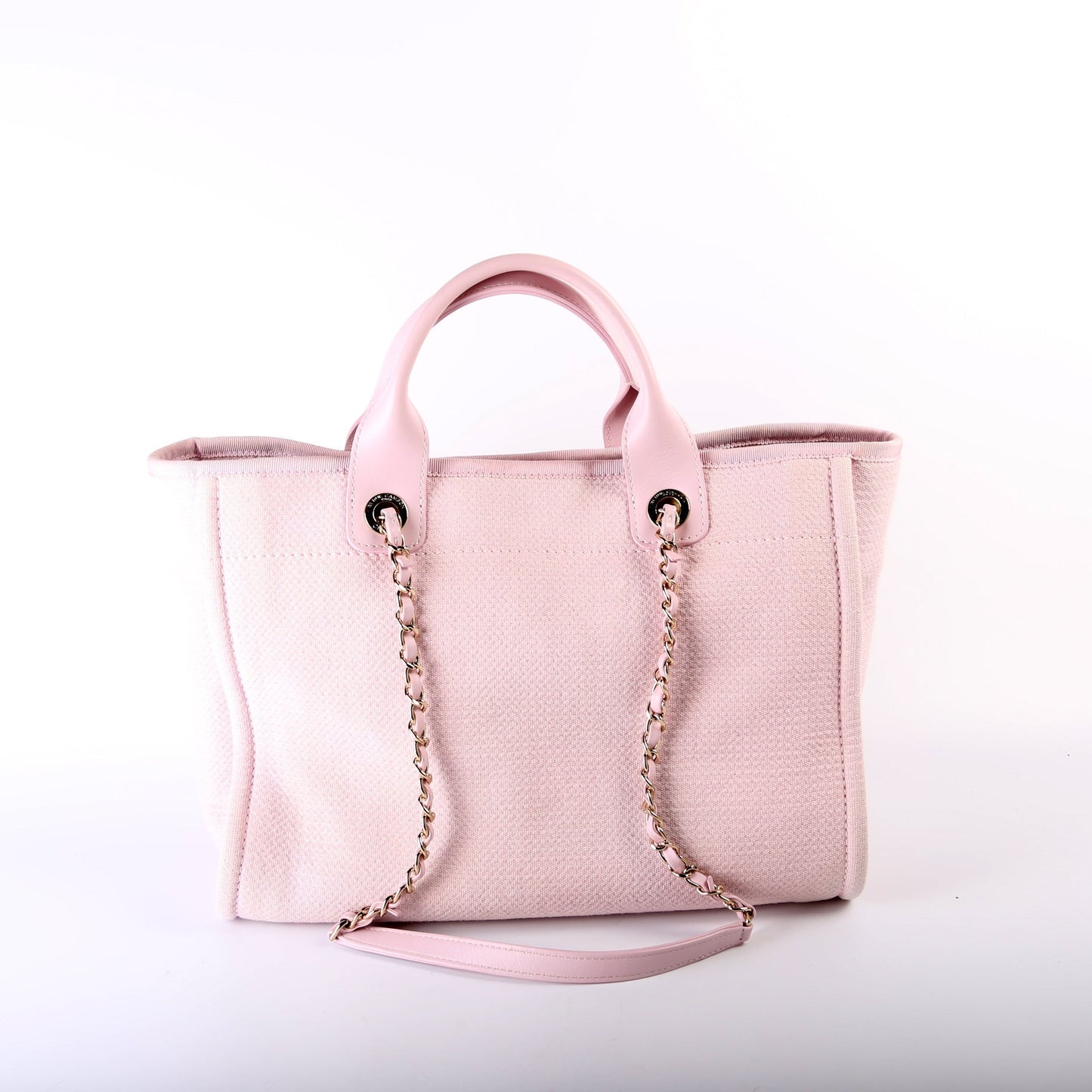 Chanel Deauville W Mixed Fibers Small Handbag