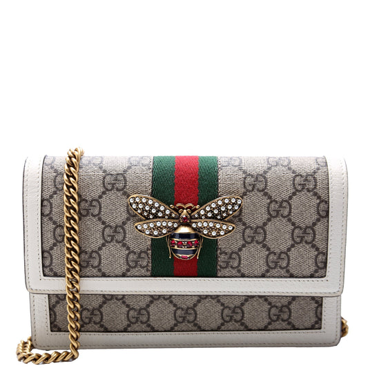 Gucci TRADE Queen Margaret WOC Cream Travel Bag