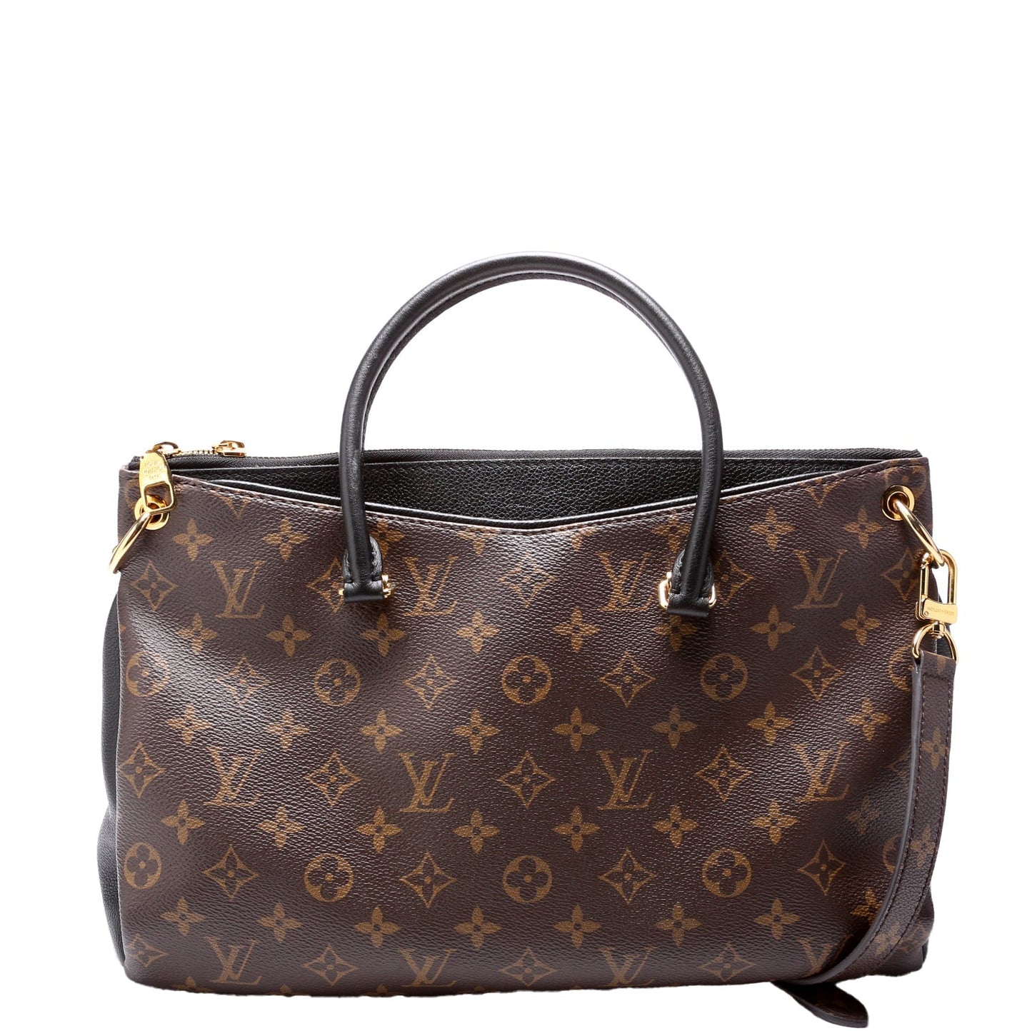 Louis Vuitton Pallas Side Monogram Leather Tote Bag Side 2