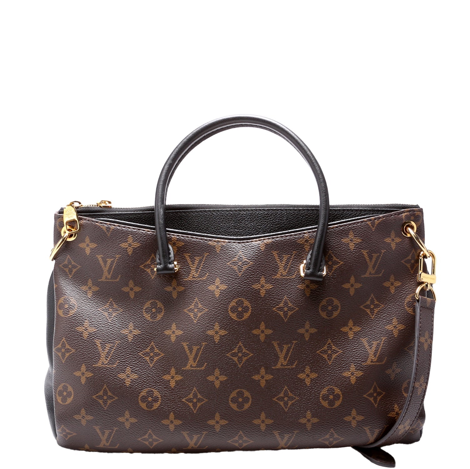 Louis Vuitton Pallas Side Monogram Leather Tote Bag Side 2