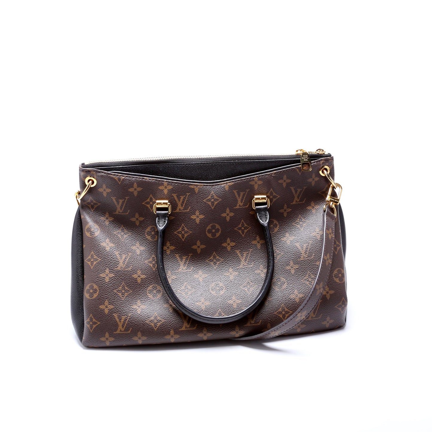 Louis Vuitton Pallas Side Monogram Leather Tote Bag Side 2