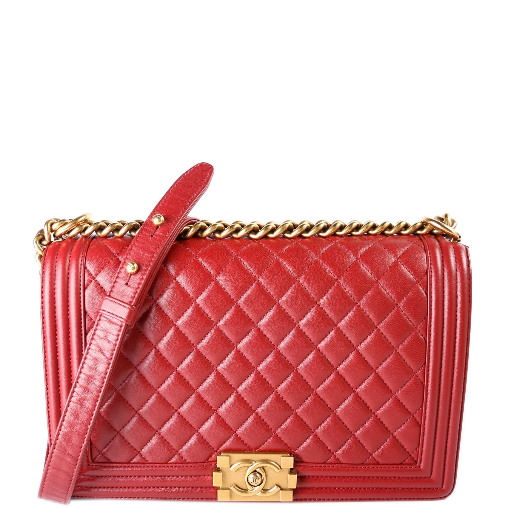 Chanel Boy Flap New Lambskin 20M Handbag