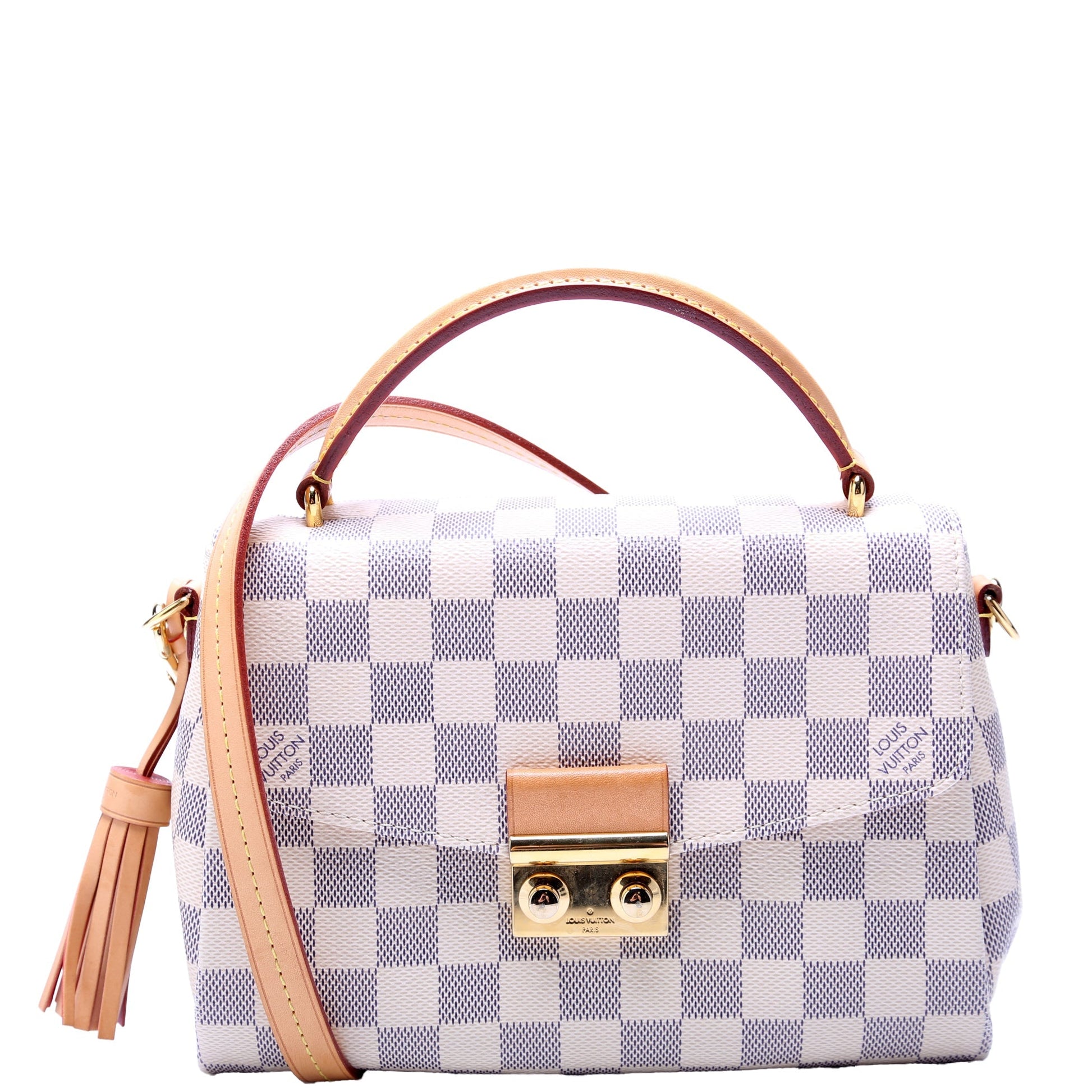 Louis Vuitton Croisette Azur Damier Handbag Azur 18