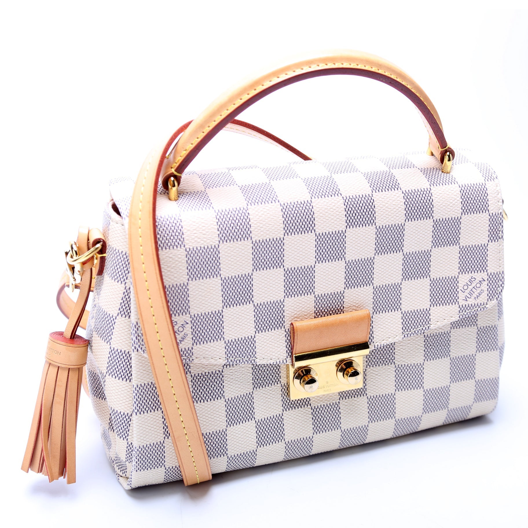 Louis Vuitton Croisette Azur Damier Handbag Azur 18