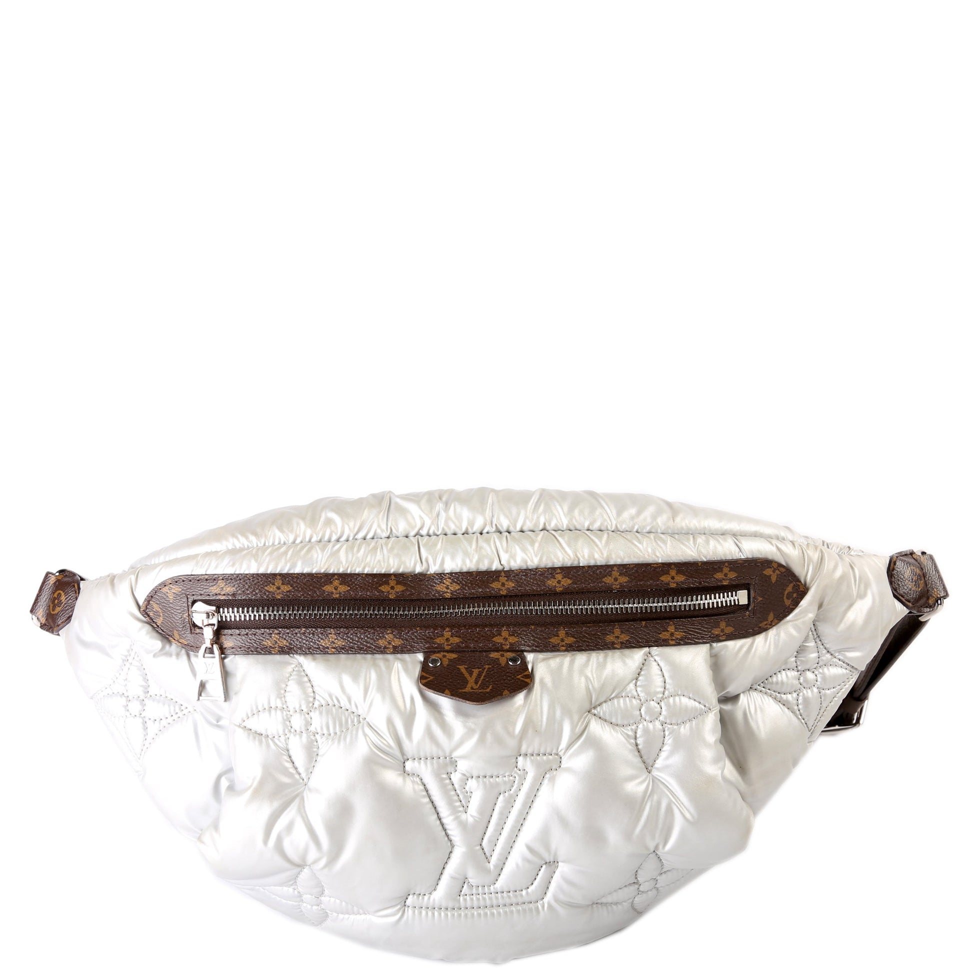Louis Vuitton Maxi Bumbag Pillow Sier Monogram Silver Handbag