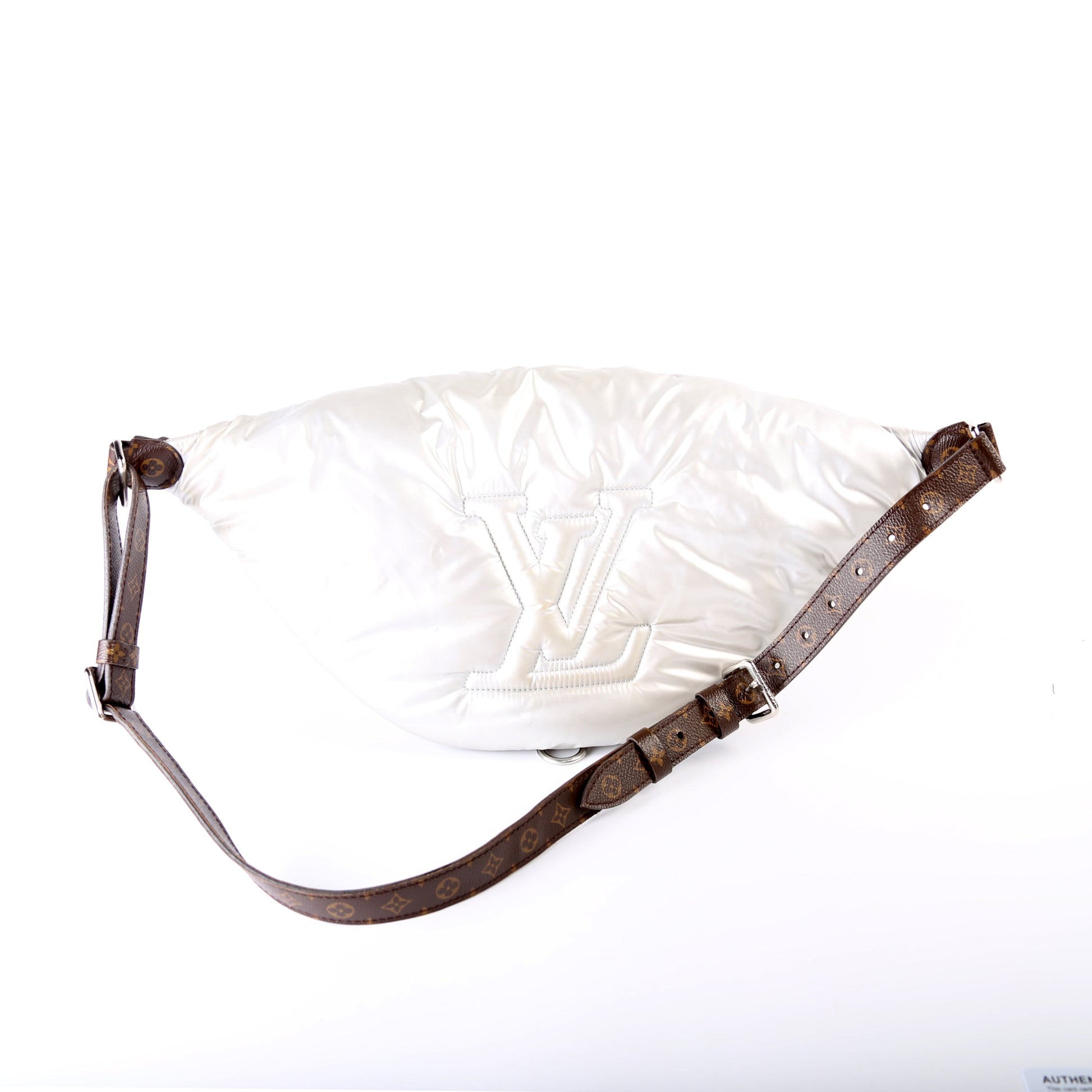 Louis Vuitton Maxi Bumbag Pillow Sier Monogram Silver Handbag