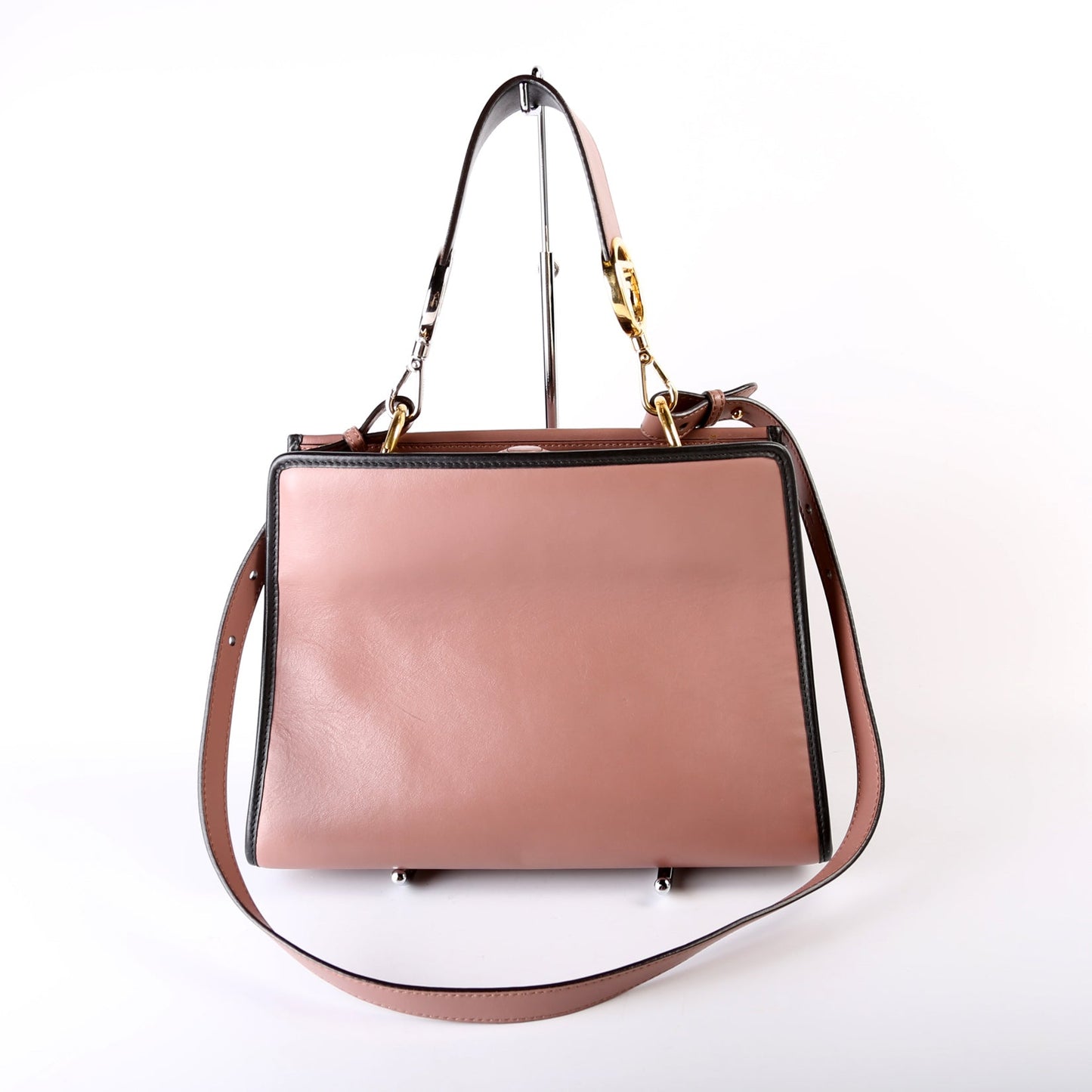 Fendi 8Bh344 Runaway Satchel Bag Pink Small