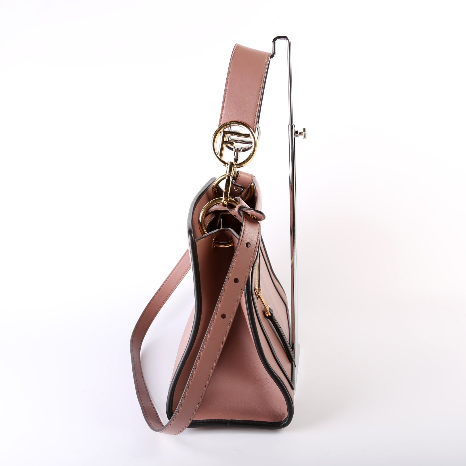 Fendi 8Bh344 Runaway Satchel Bag Pink Small