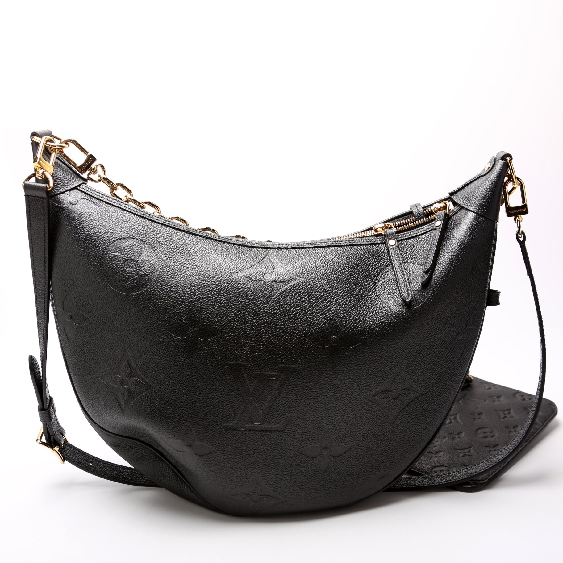 Louis Vuitton Loop Empreinte Black Shoulder Bag