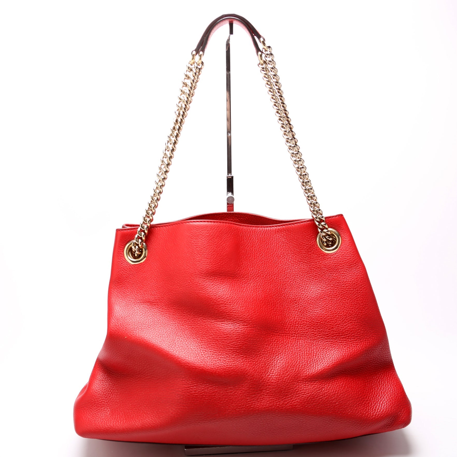 Gucci Soho Leather Red Medium Shoulder Bag