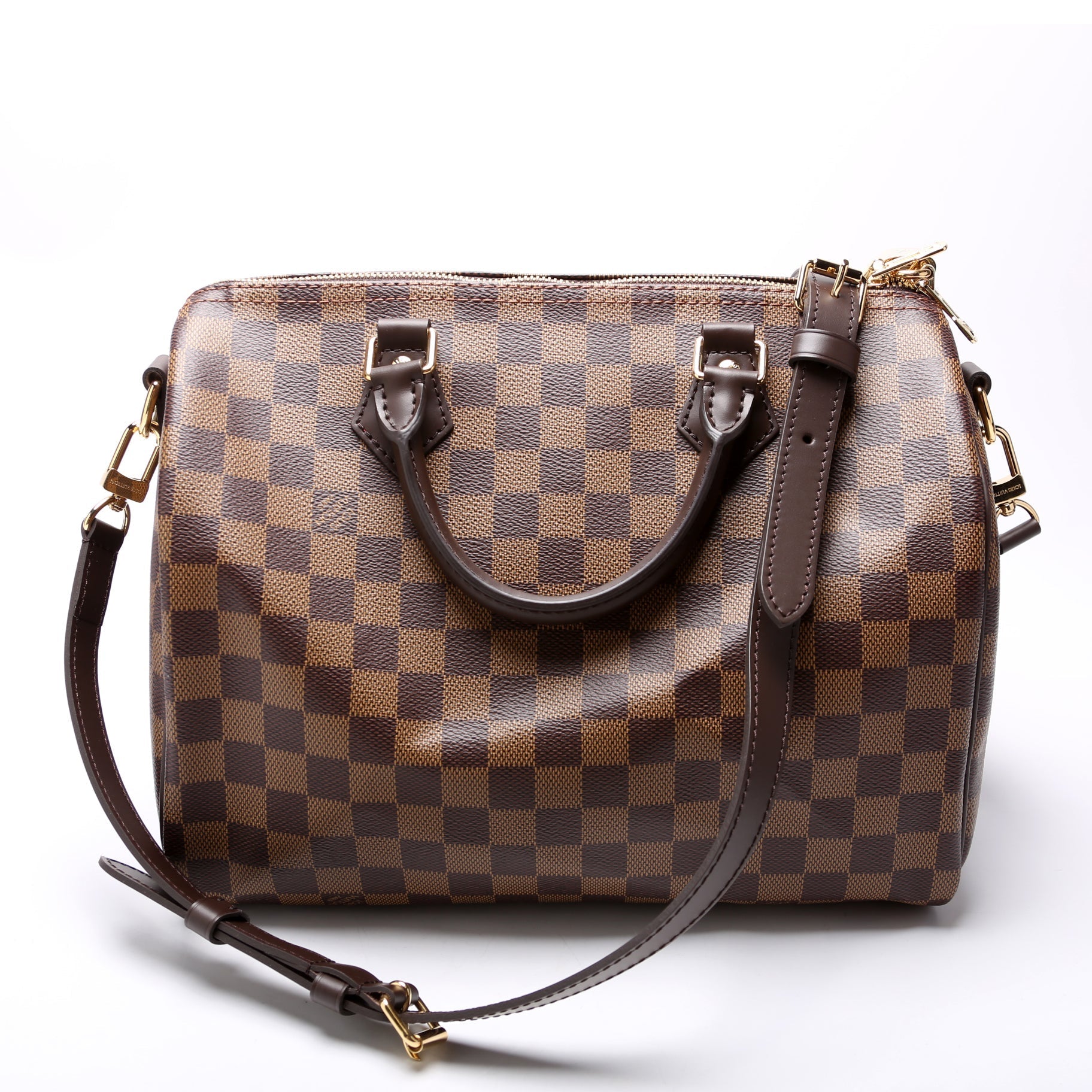 Louis Vuitton Speedy 30 Bandouliere Ebene Damier Handbag Ebene 21