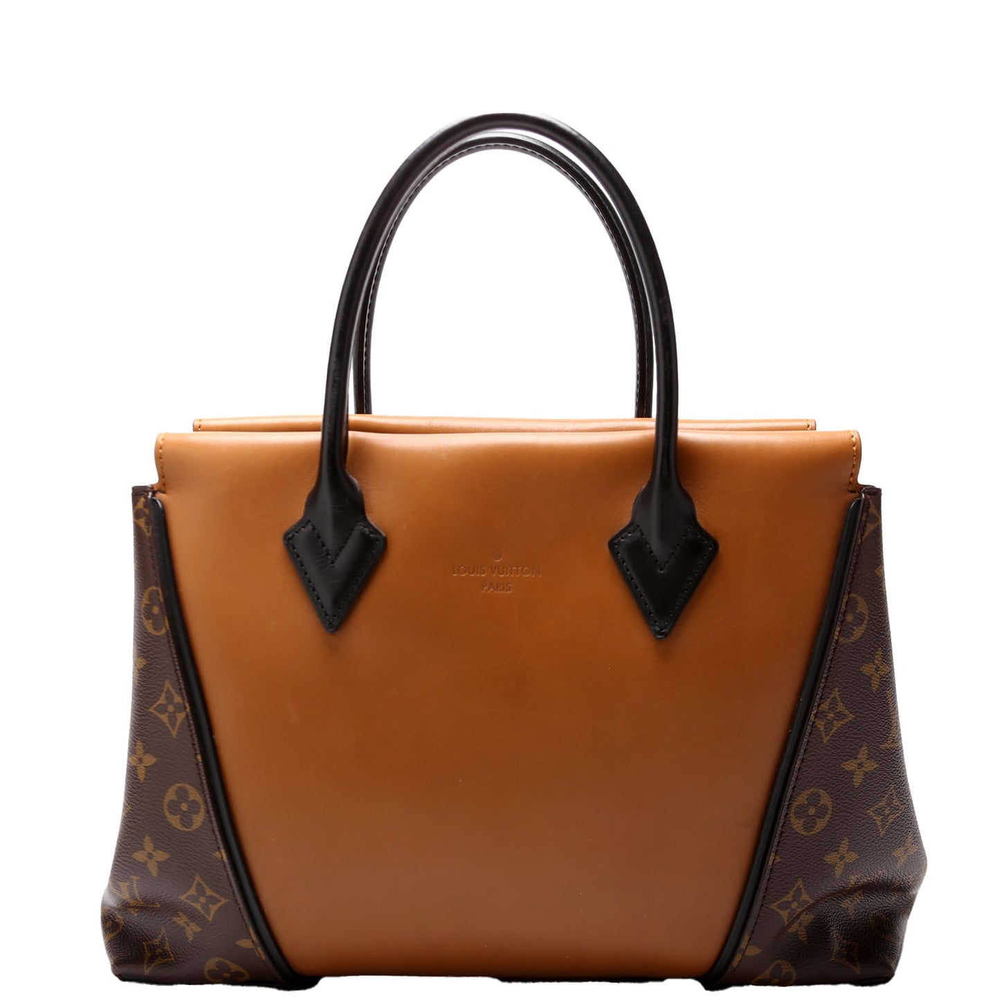Louis Vuitton W Cuir Orfevre Monogram Brown PM Tote Bag