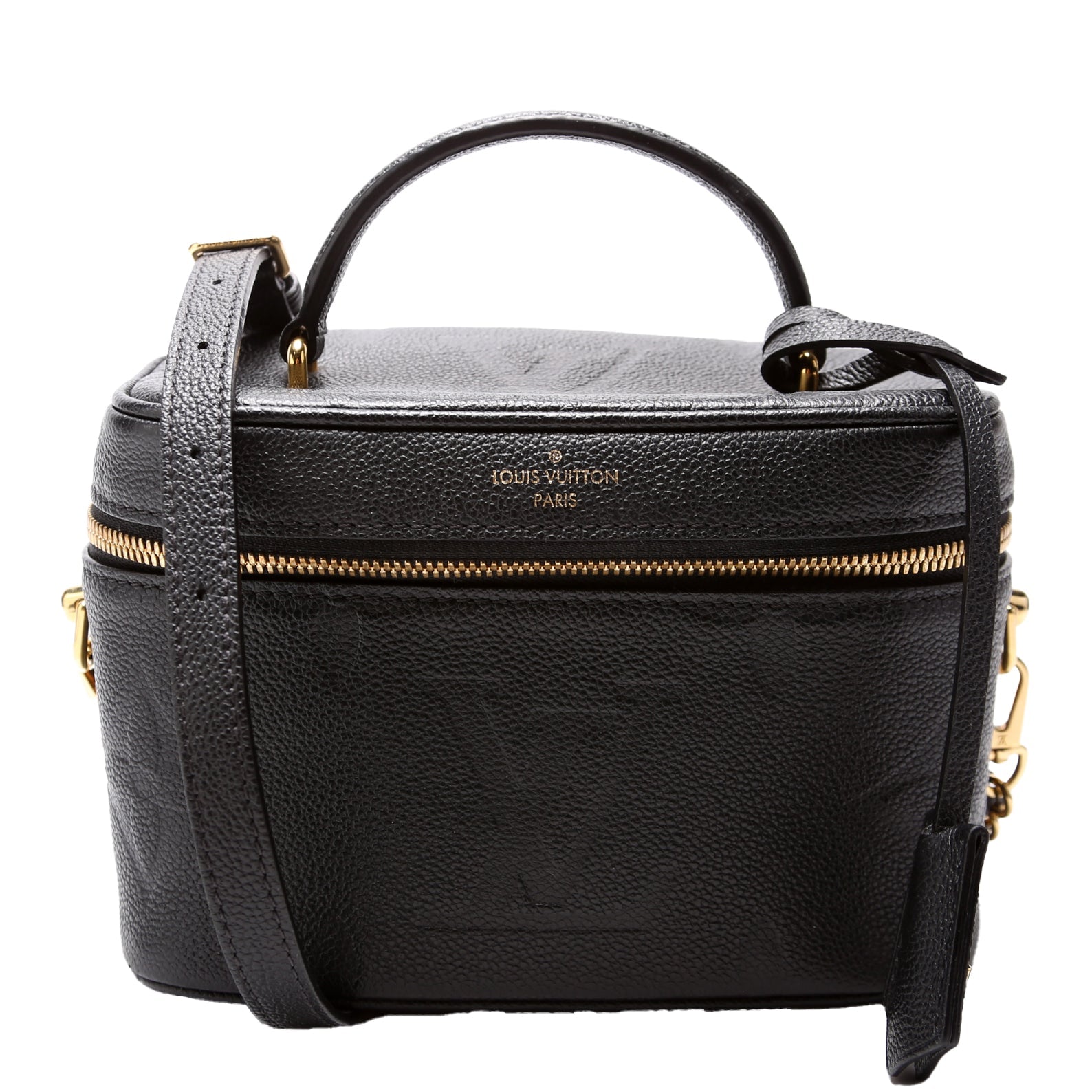 Louis Vuitton Vanity Black PM Empreinte Handbag