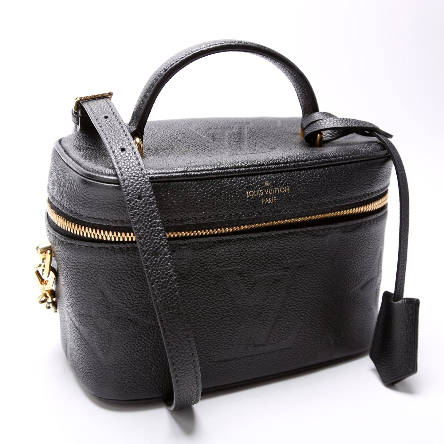 Louis Vuitton Vanity Black PM Empreinte Handbag