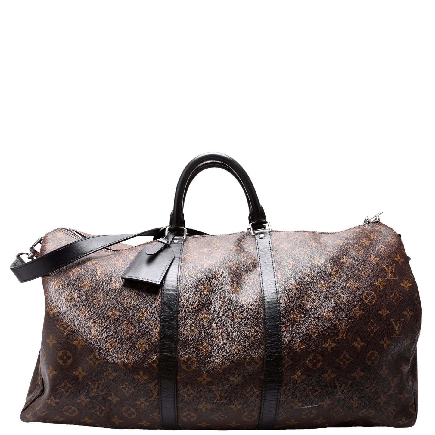 Louis Vuitton Keepall 55 Bandouliere Macassar Monogram Travel Bag Monogram 2