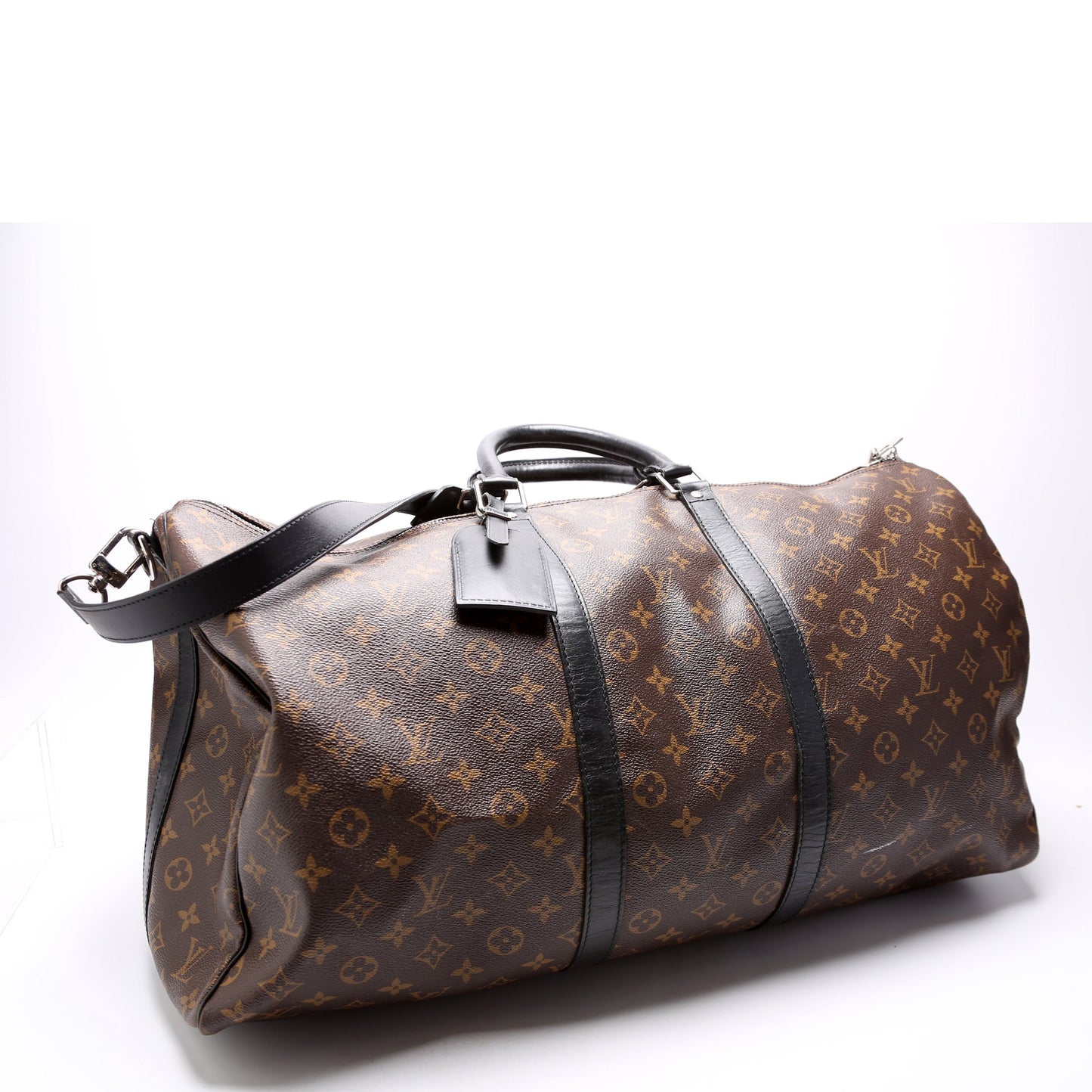 Louis Vuitton Keepall 55 Bandouliere Macassar Monogram Travel Bag Monogram 2