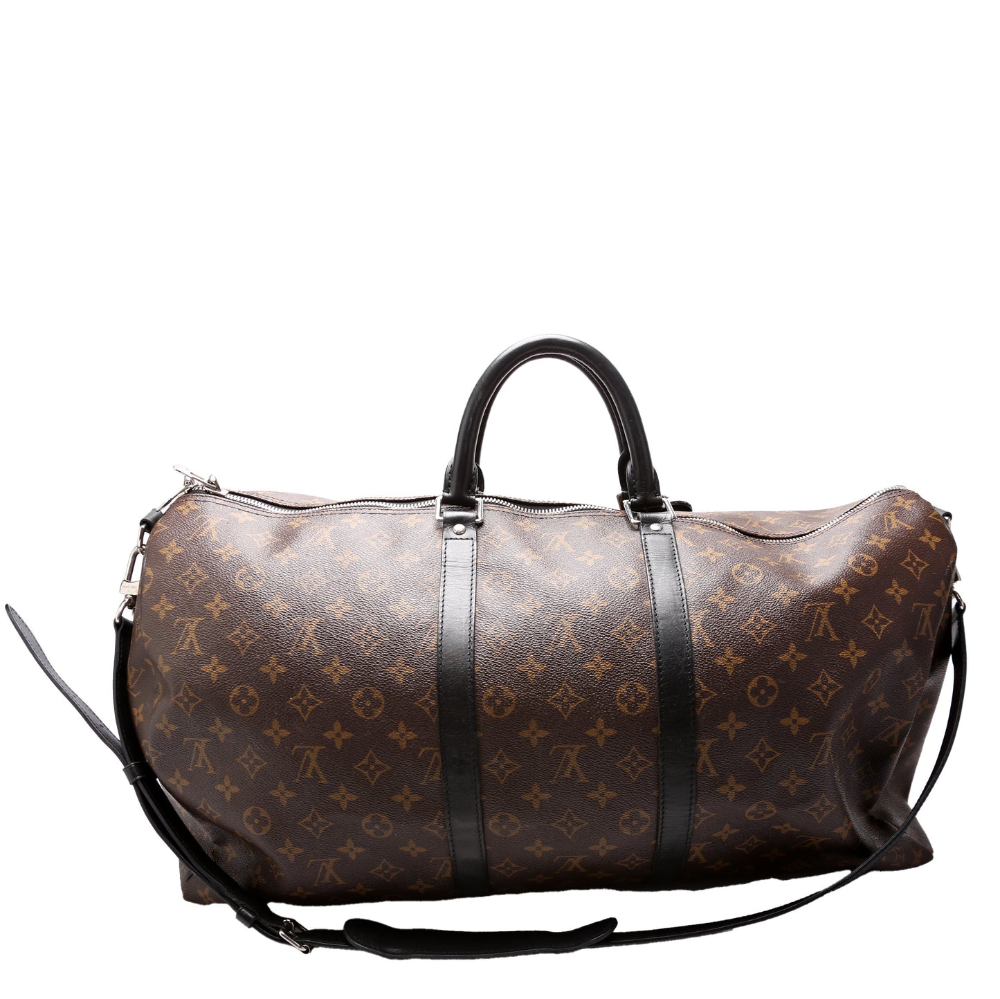 Louis Vuitton Keepall 55 Bandouliere Macassar Monogram Travel Bag Monogram 2