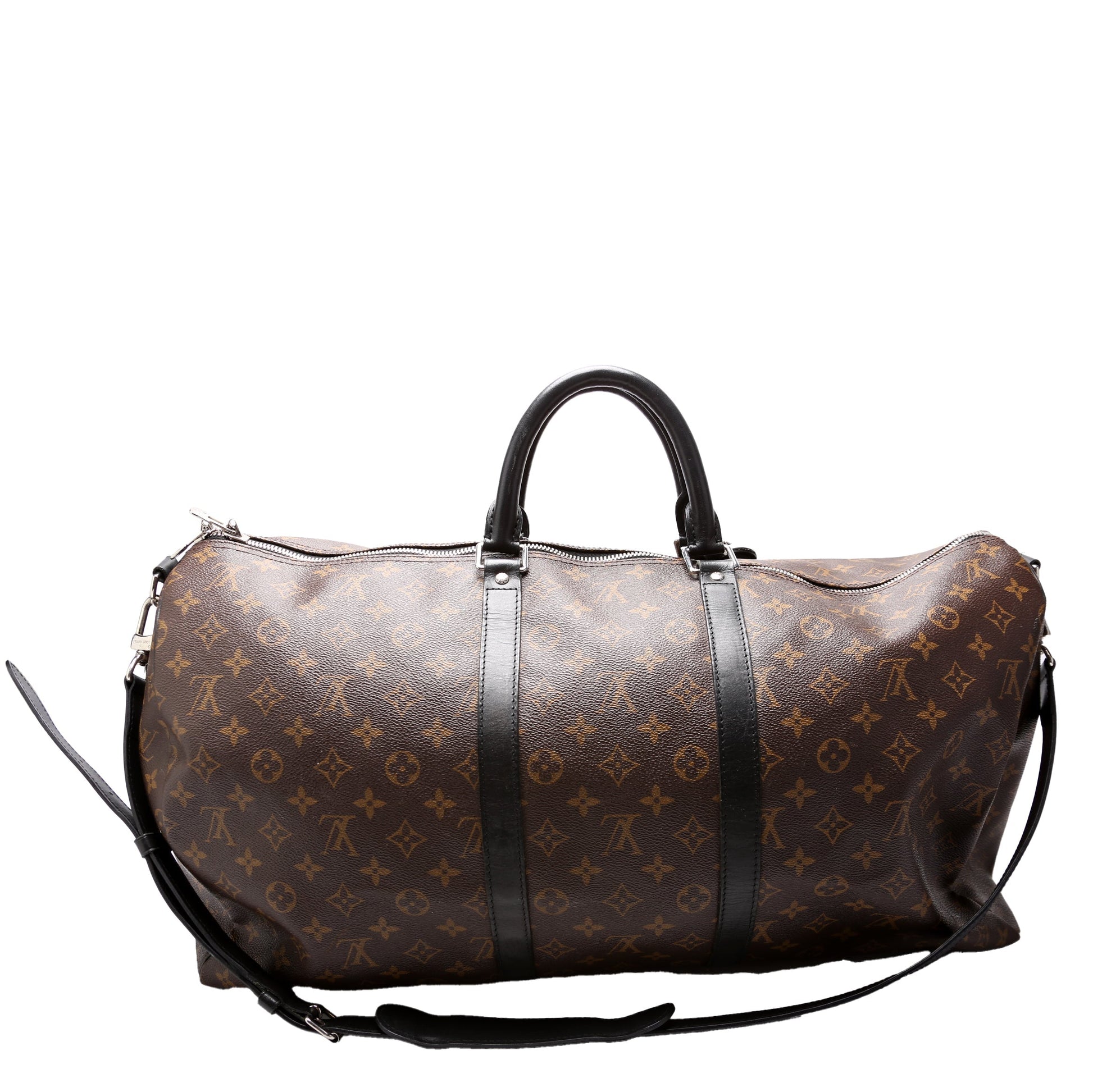 Louis Vuitton Keepall 55 Bandouliere Macassar Monogram Travel Bag Monogram 2