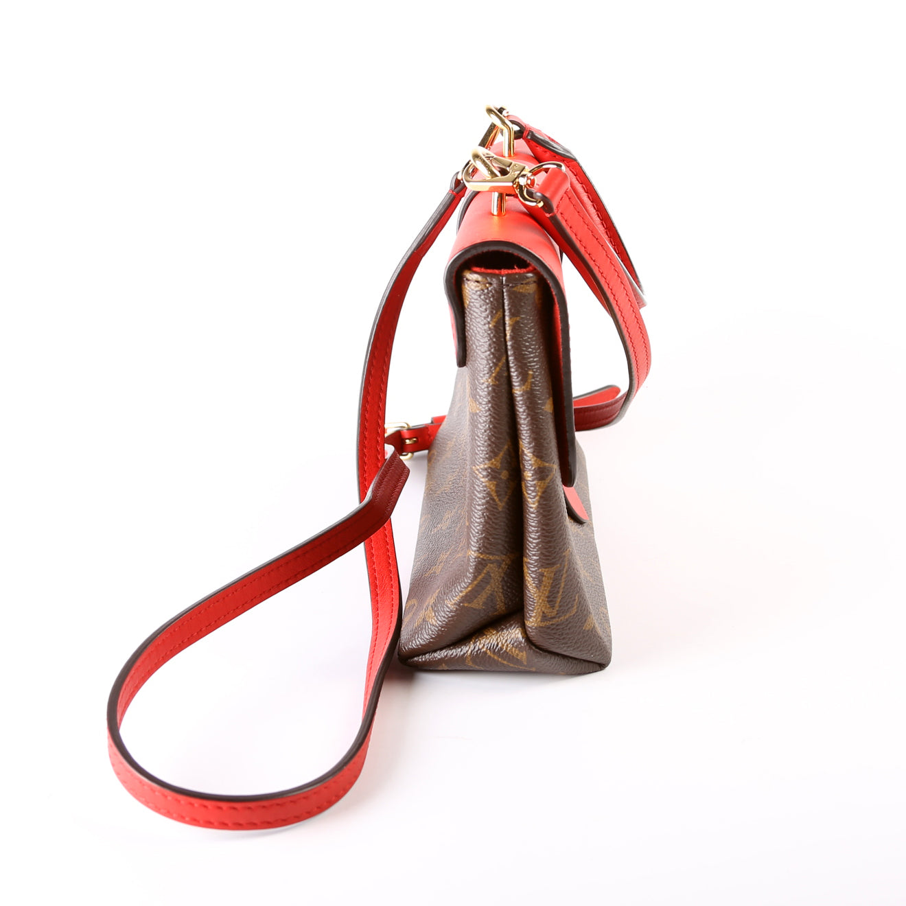 Louis Vuitton Locky BB Monogram Red Handbag