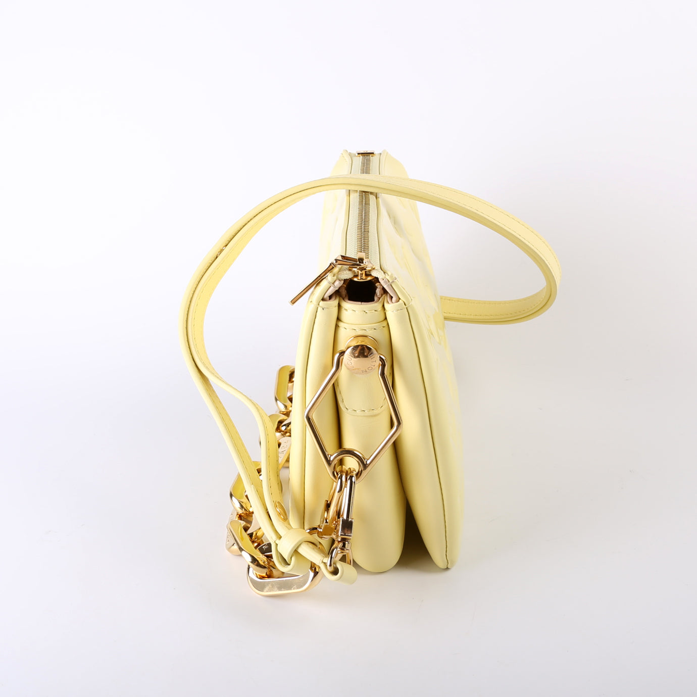 Louis Vuitton Coussin BB Vernis Yellow Handbag