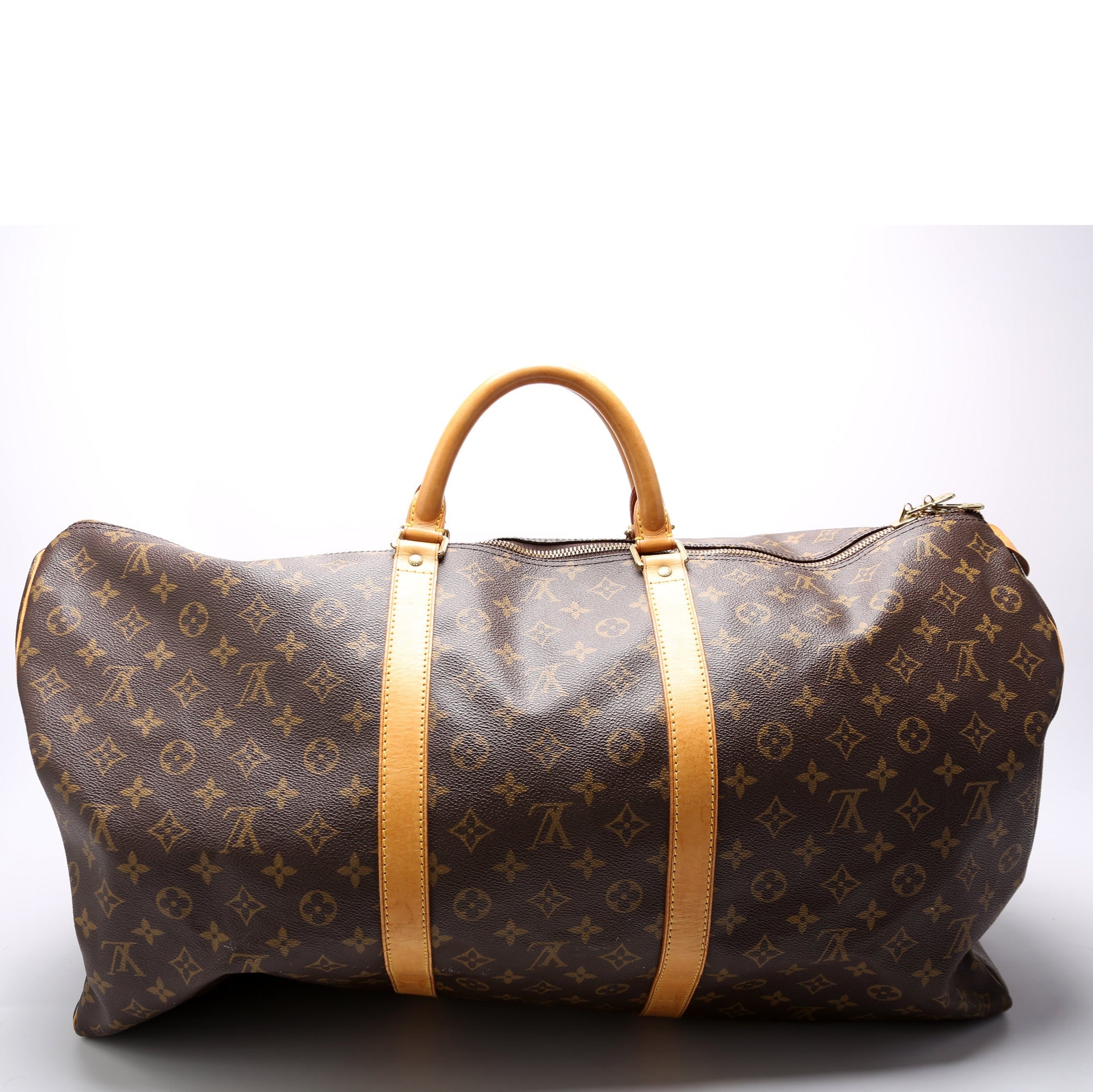 Louis Vuitton Keepall 60 Monogram Travel Bag Monogram 14