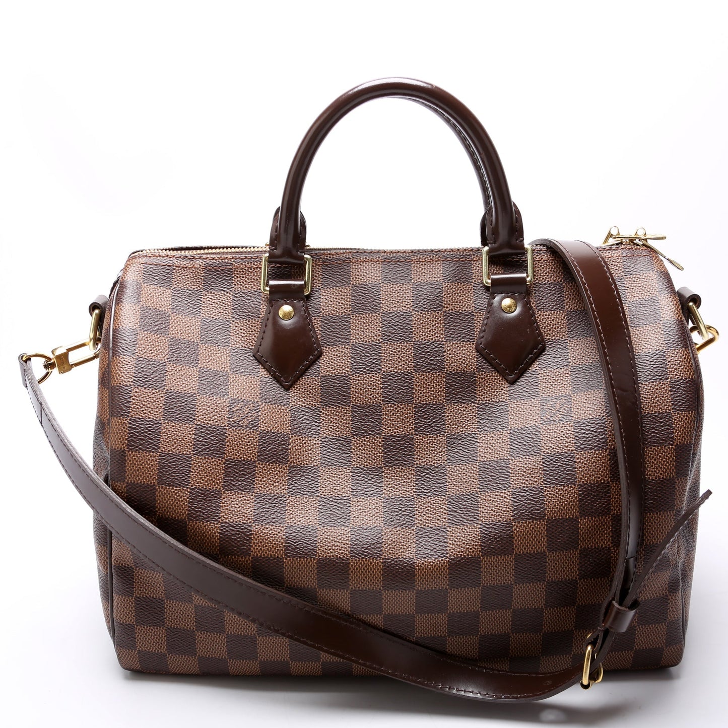 Louis Vuitton Speedy 30 Bandouliere Ebene Damier Handbag Ebene 11