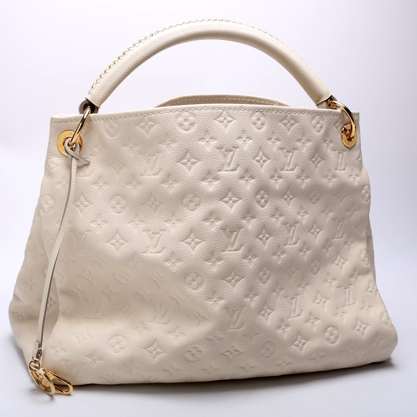 Louis Vuitton Artsy MM Empreinte White Handbag