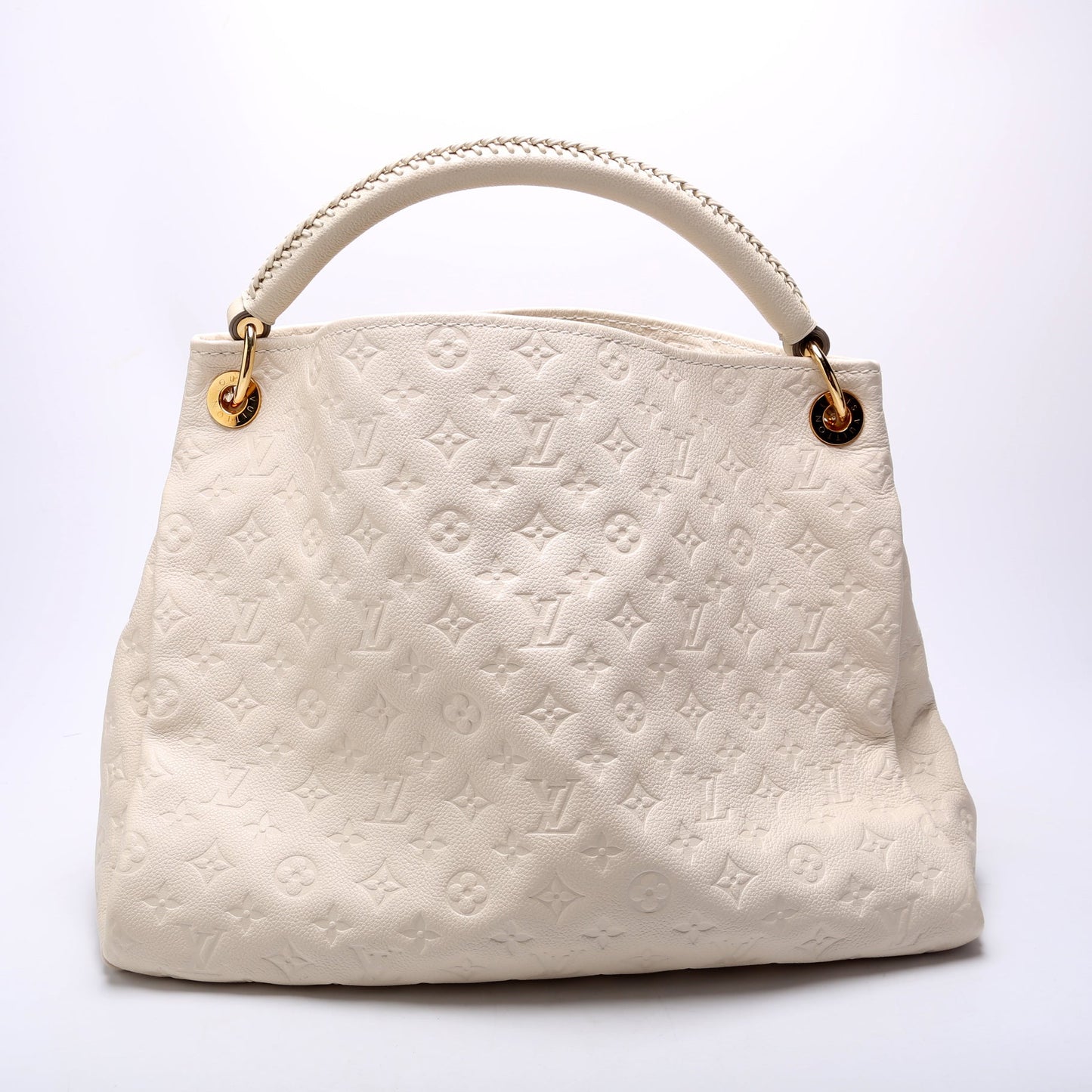 Louis Vuitton Artsy MM Empreinte White Handbag