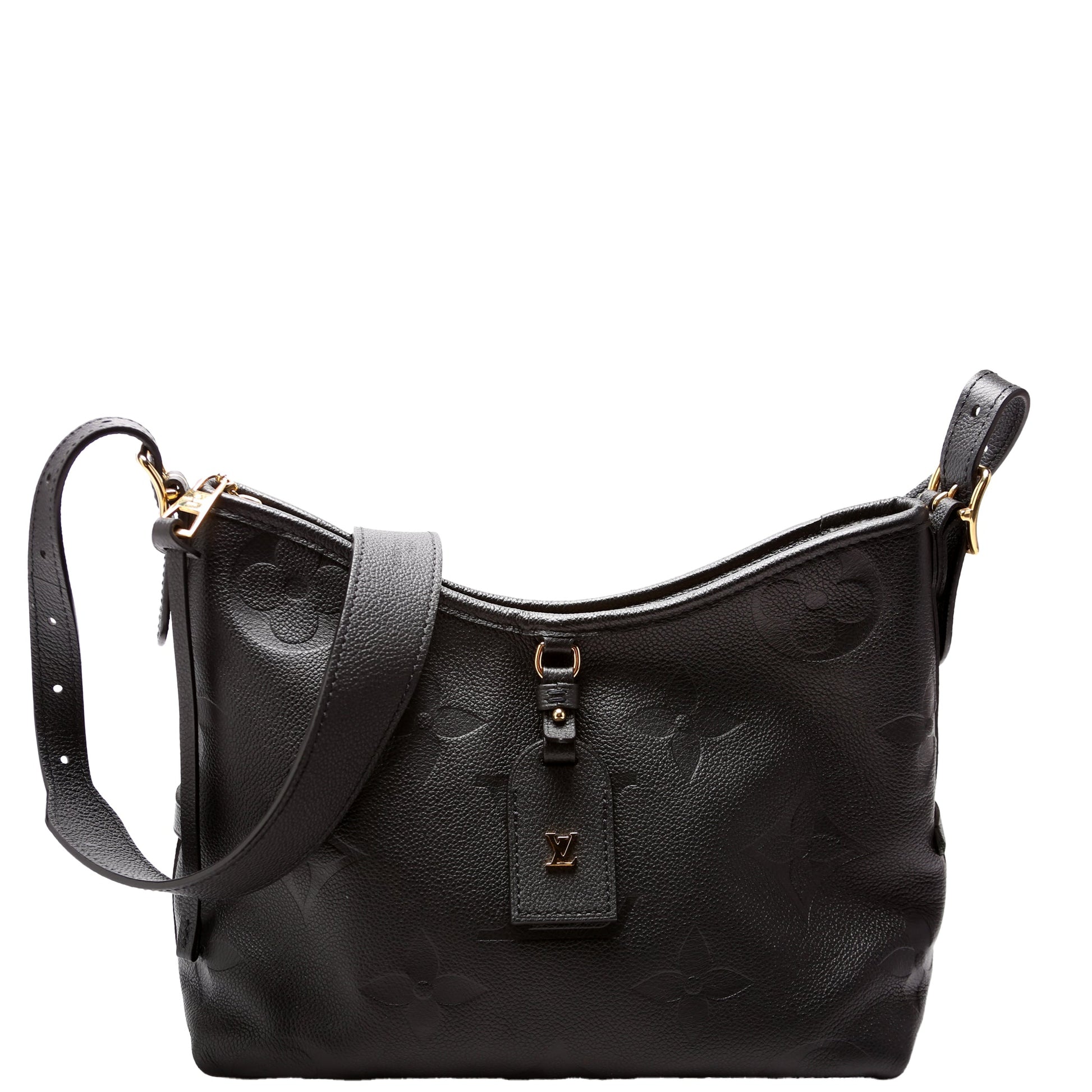 Louis Vuitton Carryall PM Zip Empreinte Black Handbag