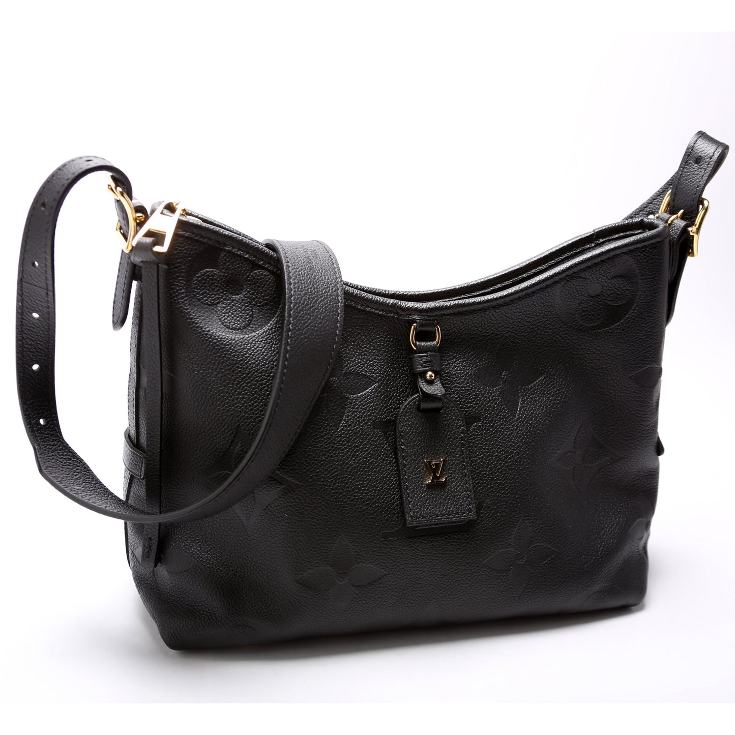 Louis Vuitton Carryall PM Zip Empreinte Black Handbag