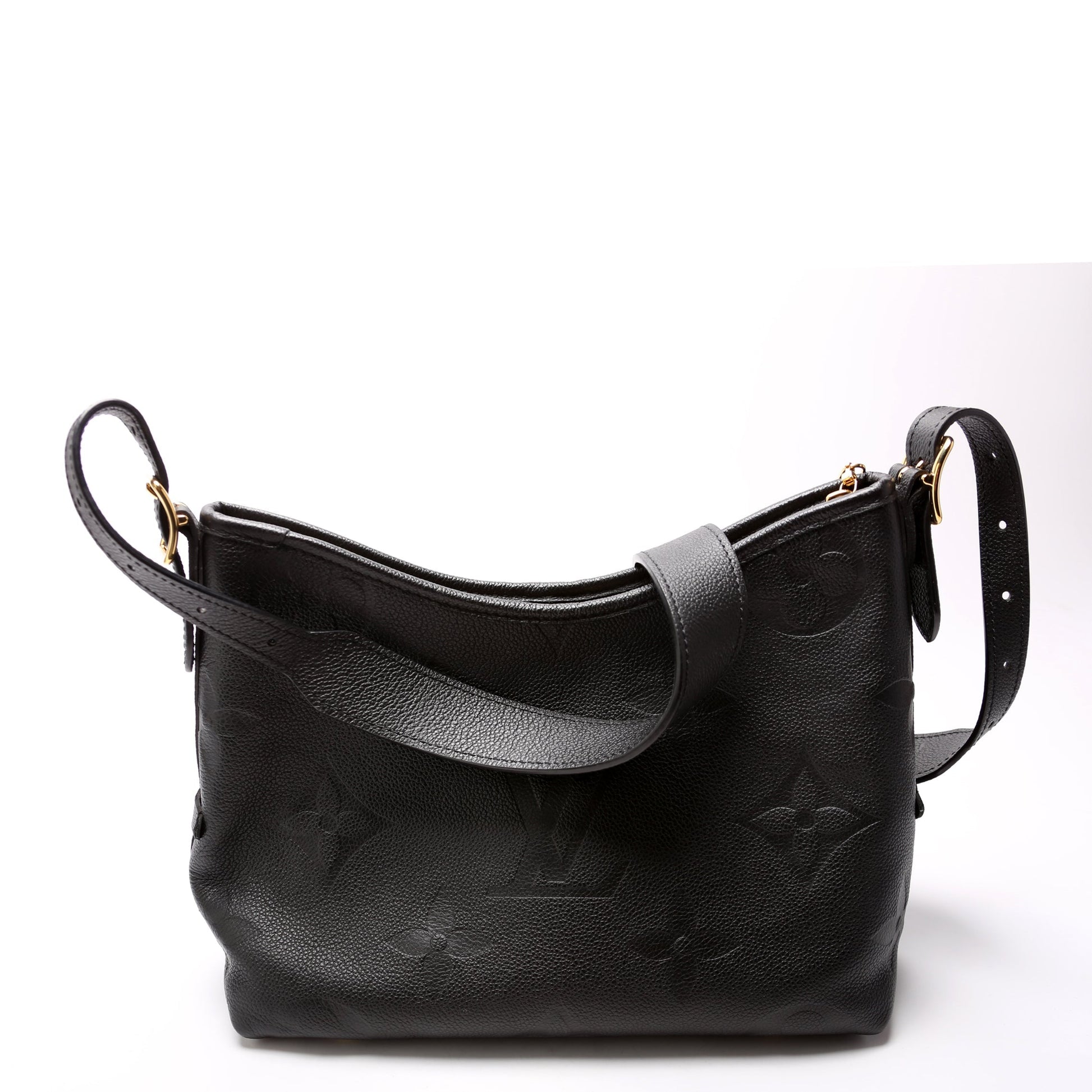 Louis Vuitton Carryall PM Zip Empreinte Black Handbag