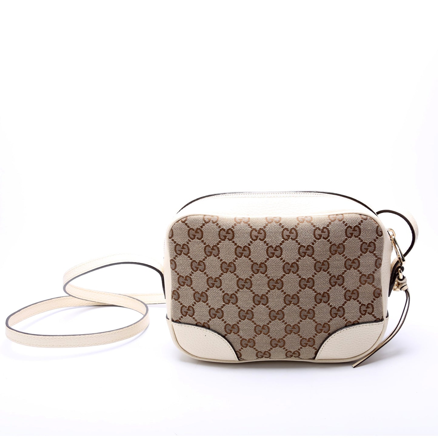 Gucci Bree GG White Crossbody Bag