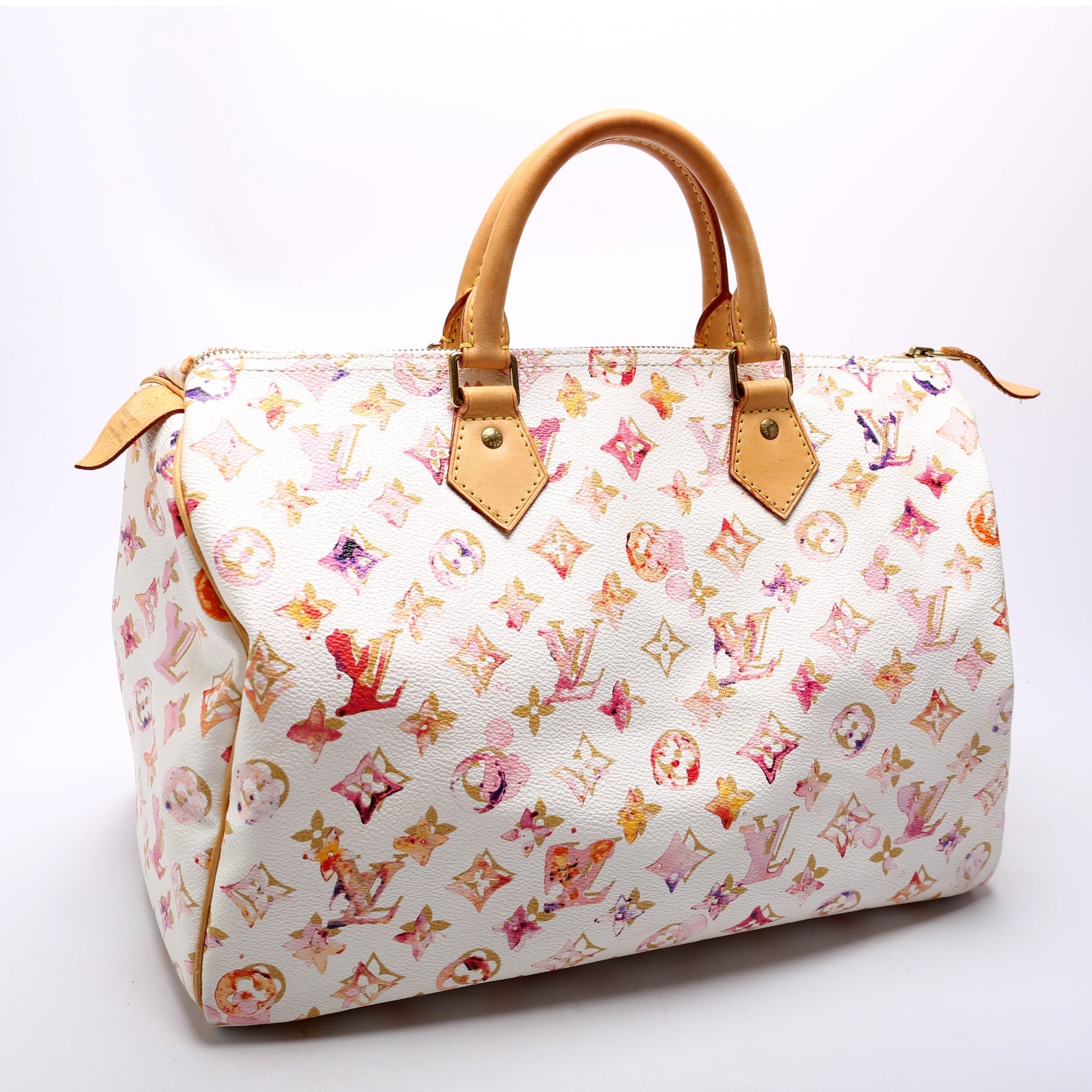 Louis Vuitton Speedy 35 Watercolor Monogram Handbag Watercolor Monogram