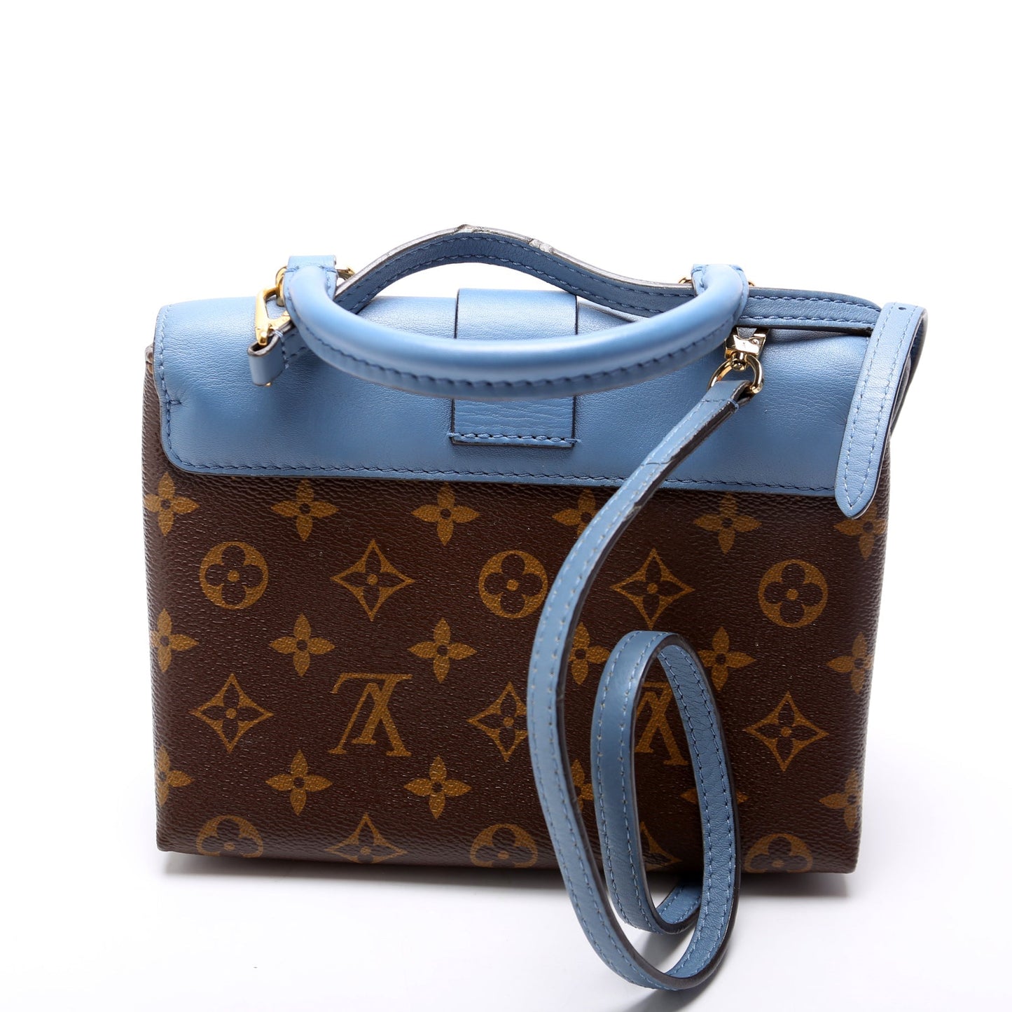 Louis Vuitton Locky BB Monogram Blue Handbag Monogram Blue