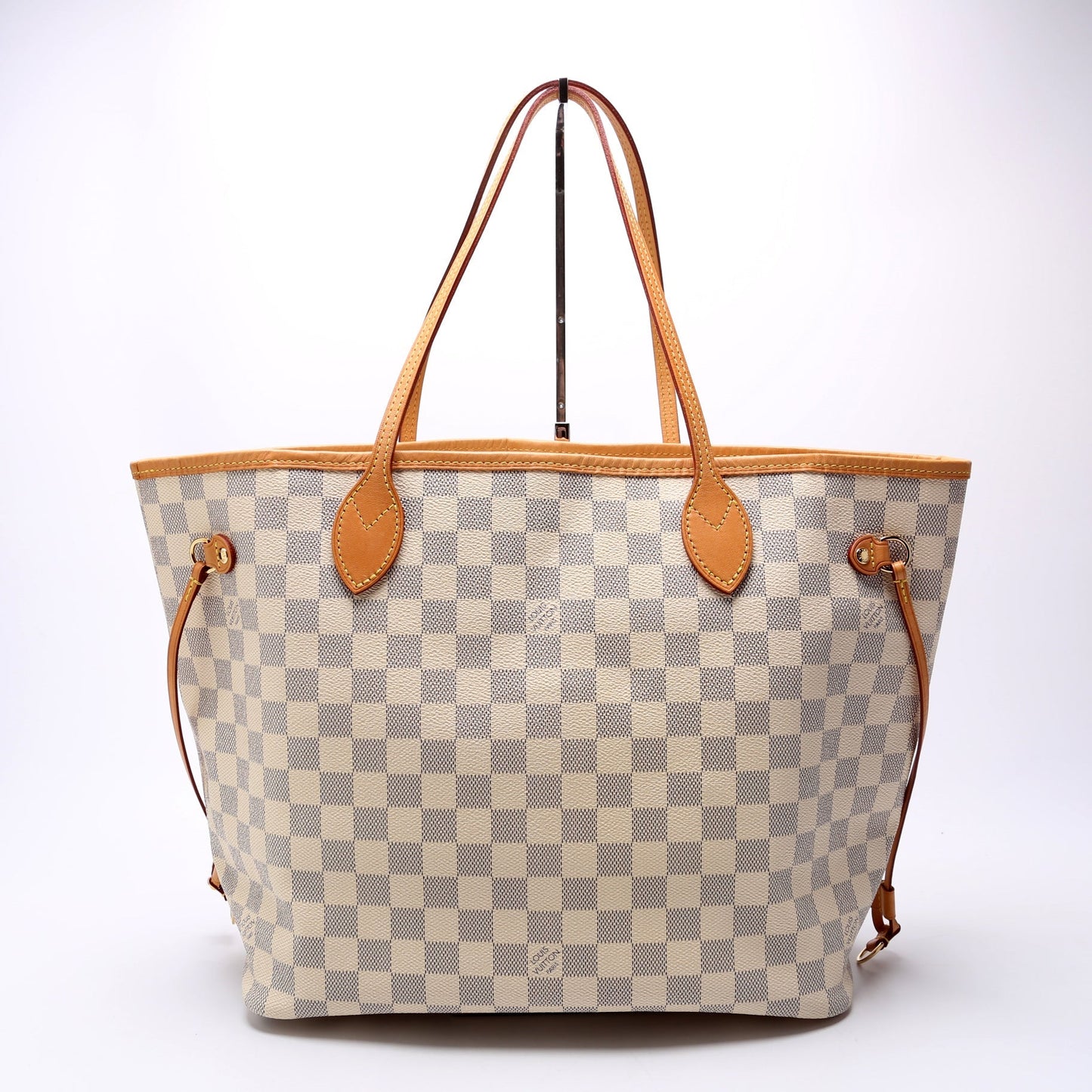 Louis Vuitton Neverfull W MM Azur Damier Beige Wallet Case