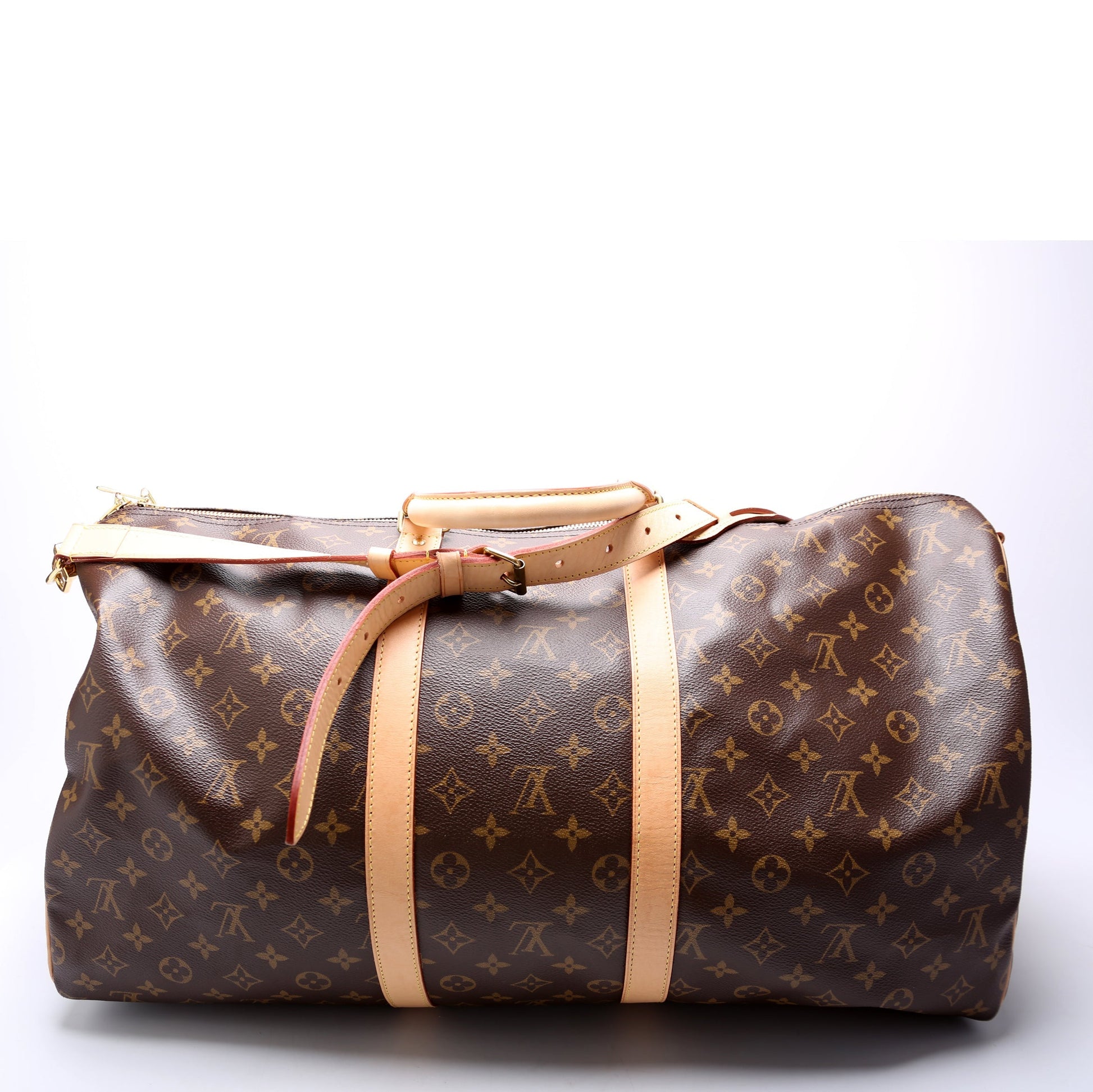 Louis Vuitton Keepall 55 Bandouliere Monogram Travel Bag Bandouliere 9