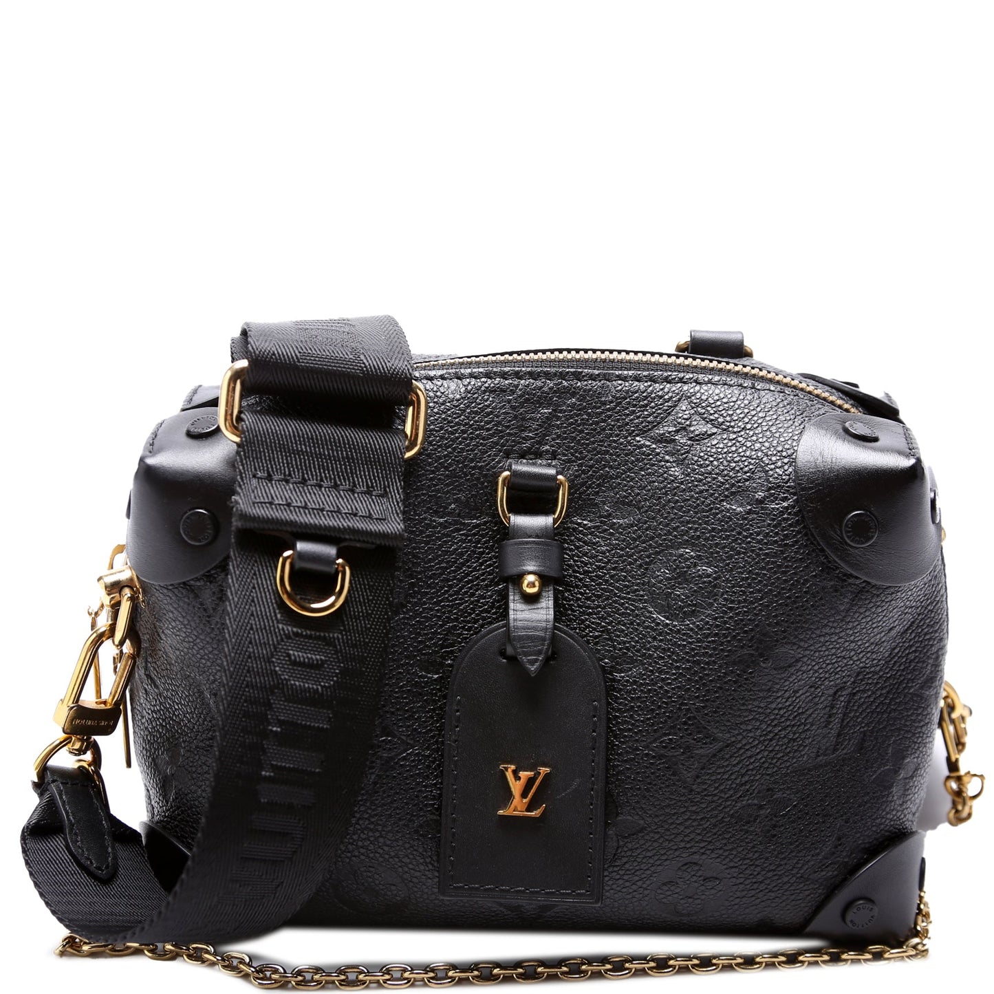 Louis Vuitton Petite Malle Souple Empreinte Black Handbag