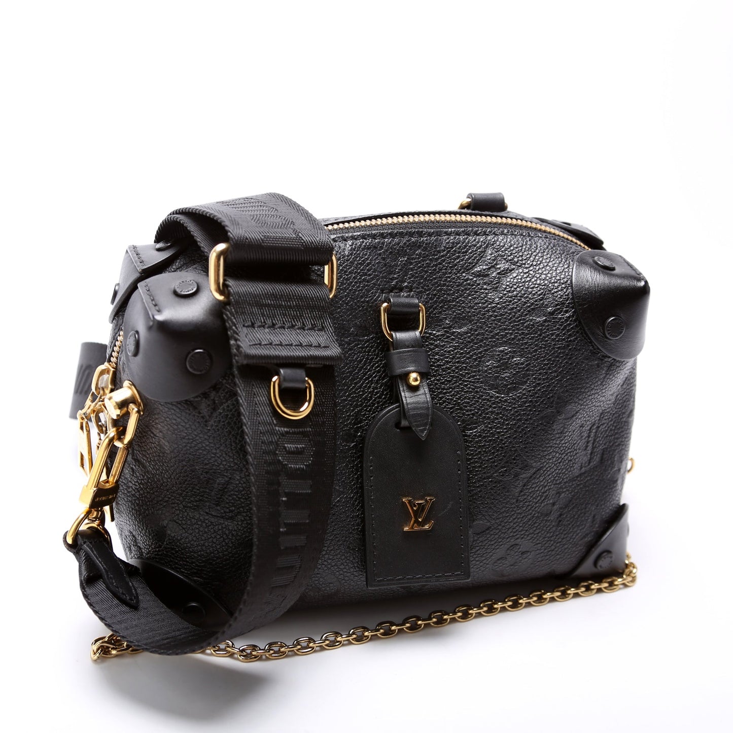 Louis Vuitton Petite Malle Souple Empreinte Black Handbag