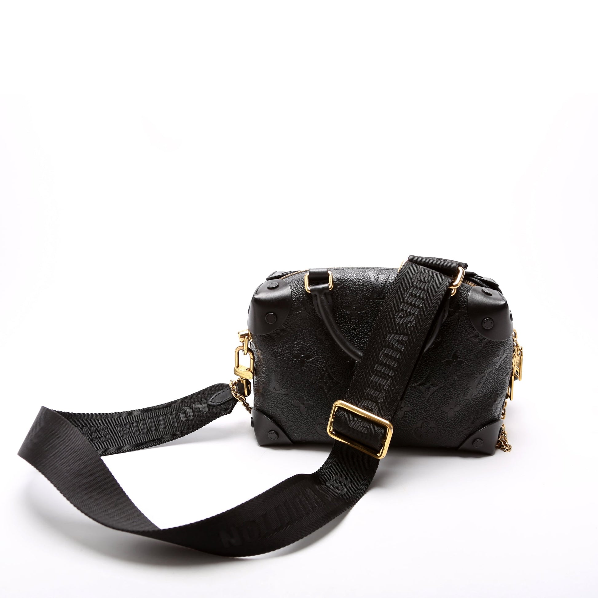 Louis Vuitton Petite Malle Souple Empreinte Black Handbag