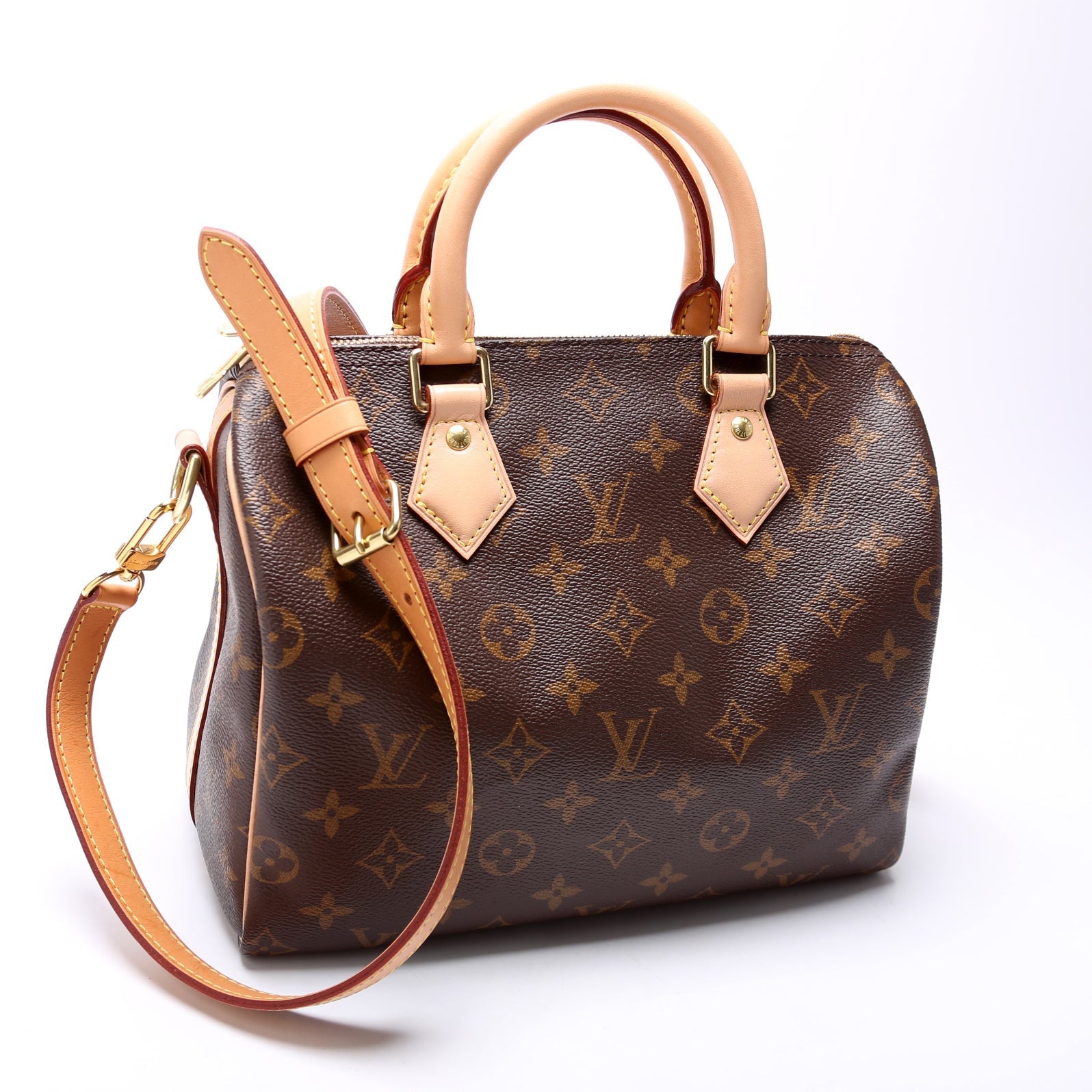 Louis Vuitton Speedy 25 Bandouliere Monogram Handbag Monogram 8