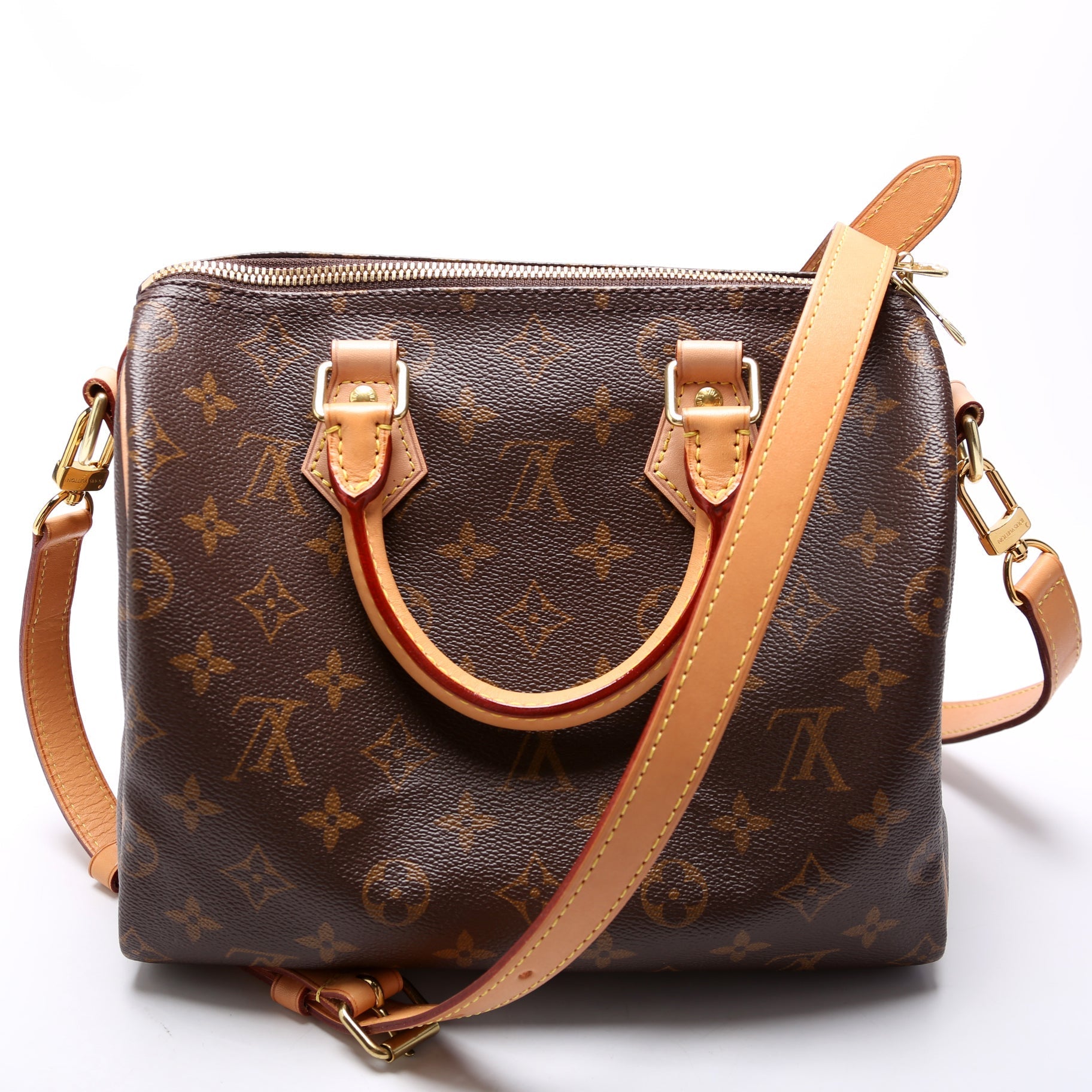 Louis Vuitton Speedy 25 Bandouliere Monogram Handbag Monogram 8