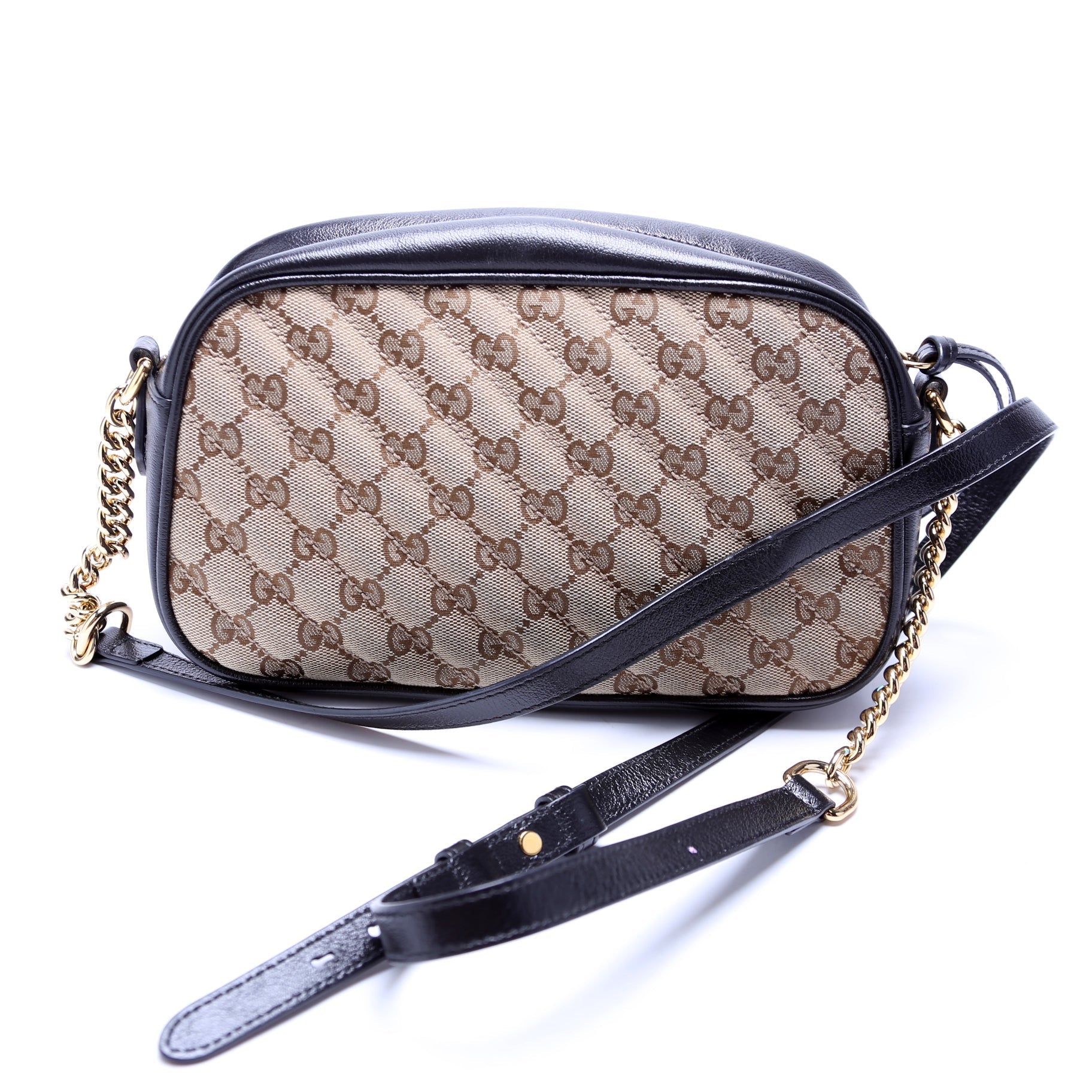 Gucci Marmont Camera Bag Canvas Small Travel Bag Bag 447632