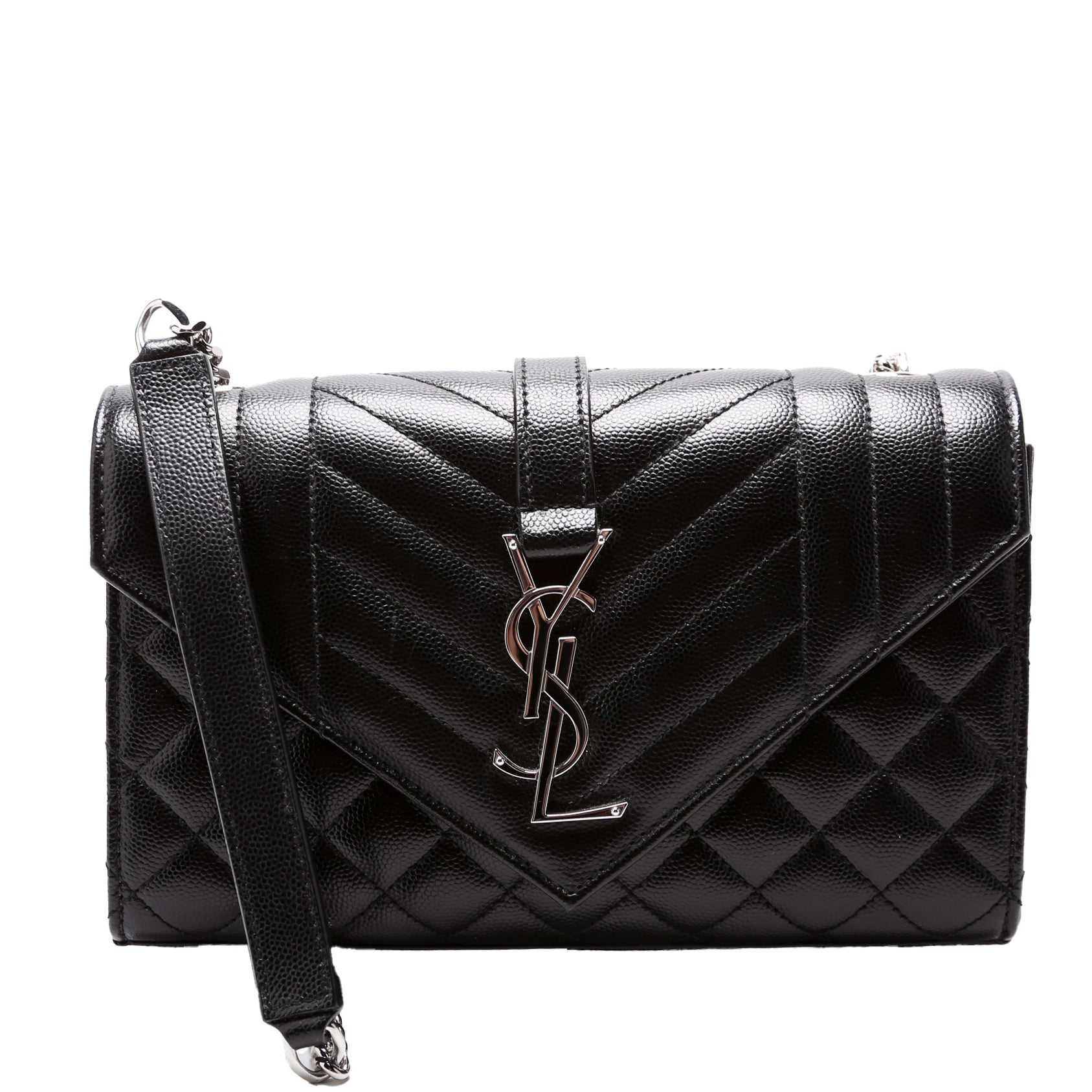 YSL Saint Laurent Saint Laurent Envelope Triquilt Bag Small Travel Bag