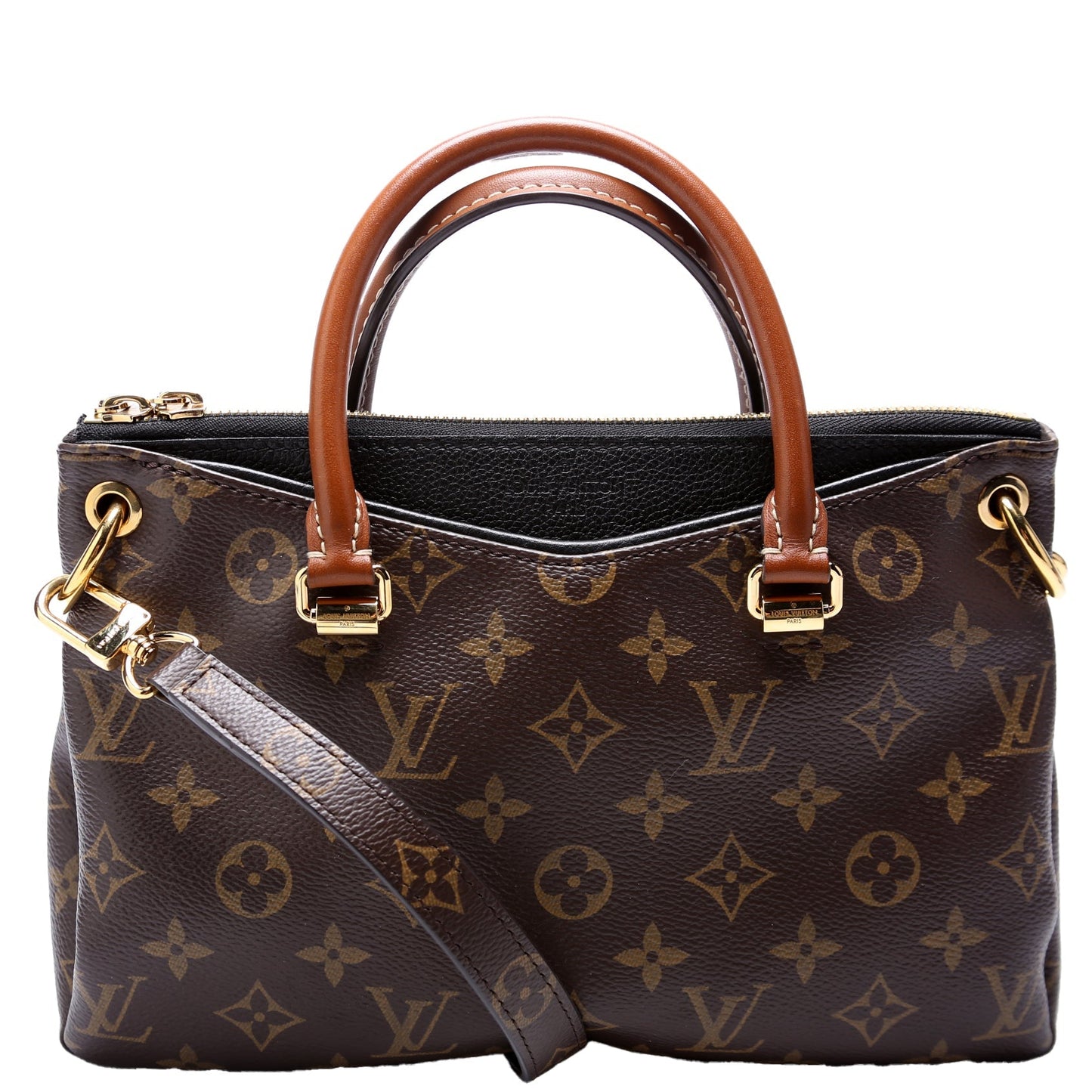 Louis Vuitton Pallas BB Monogram Black Handbag
