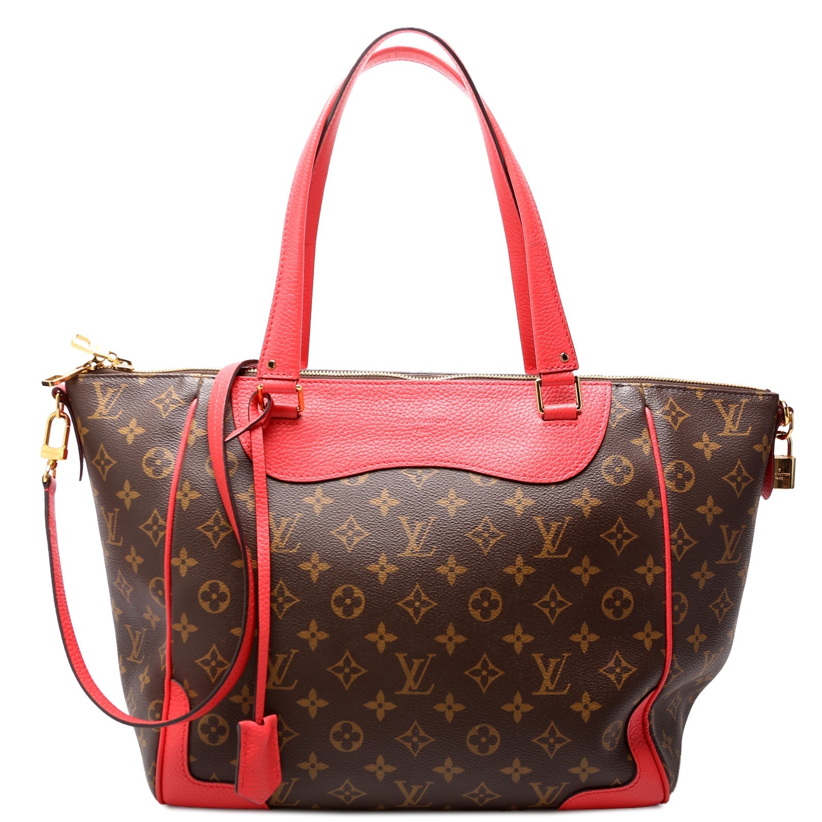 Louis Vuitton Estrela NM Monogram Red Handbag