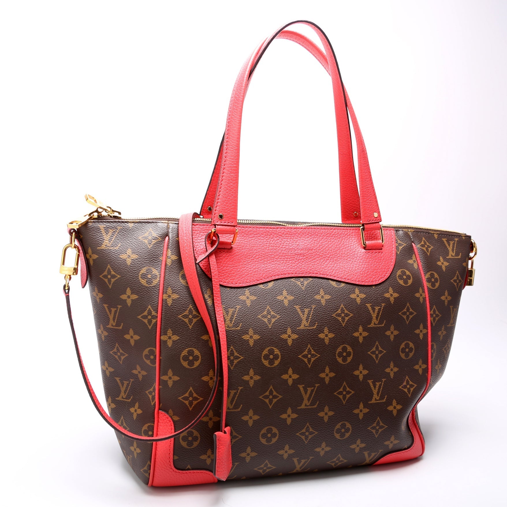Louis Vuitton Estrela NM Monogram Red Handbag